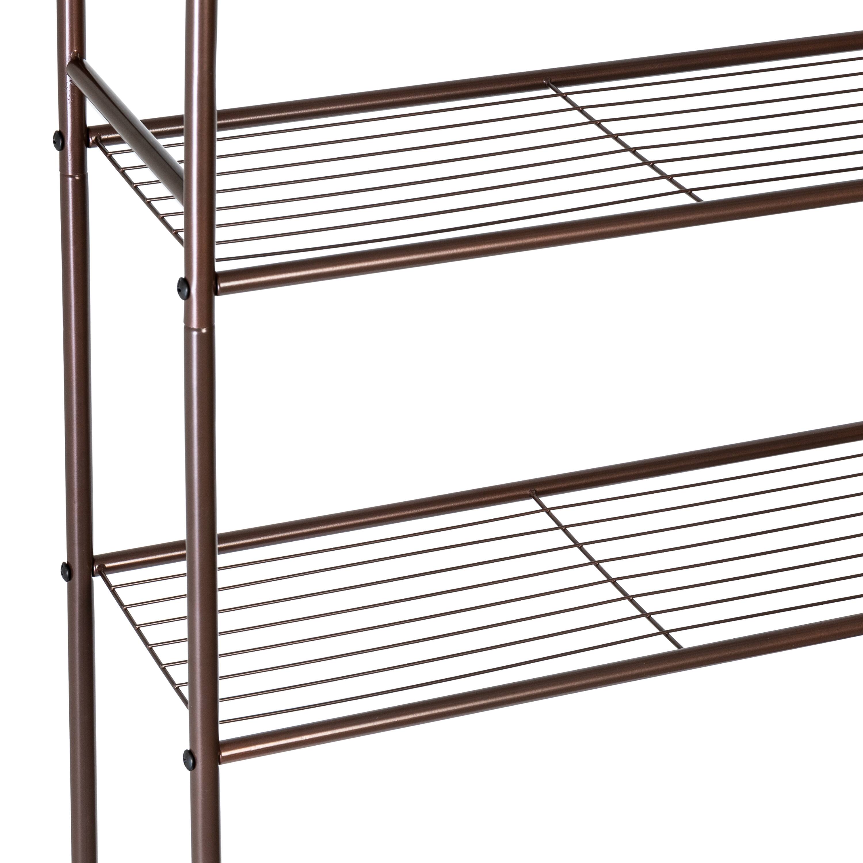 Honey Can Do Oil-Rubbed Bronze Over-the-Toilet Space Saver Shelving Unit
