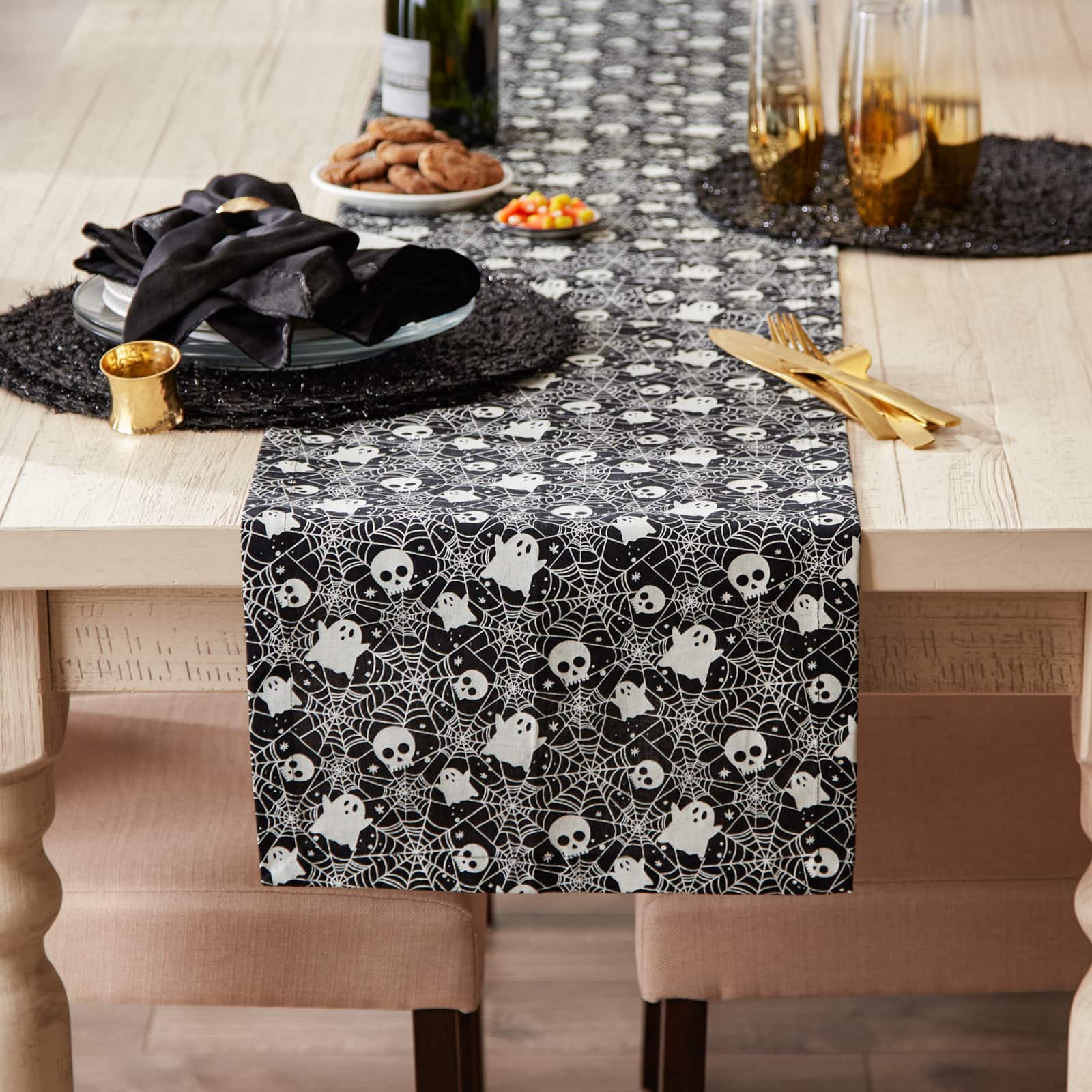 DII® 72" Haunted Objects Printed Table Runner
