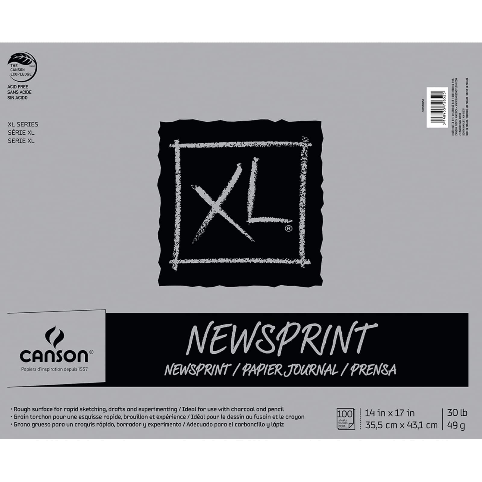  Pacon White Newsprint, 30 lbs, 18 x 24, White, 500 Sheets/Pack  : Arts, Crafts & Sewing