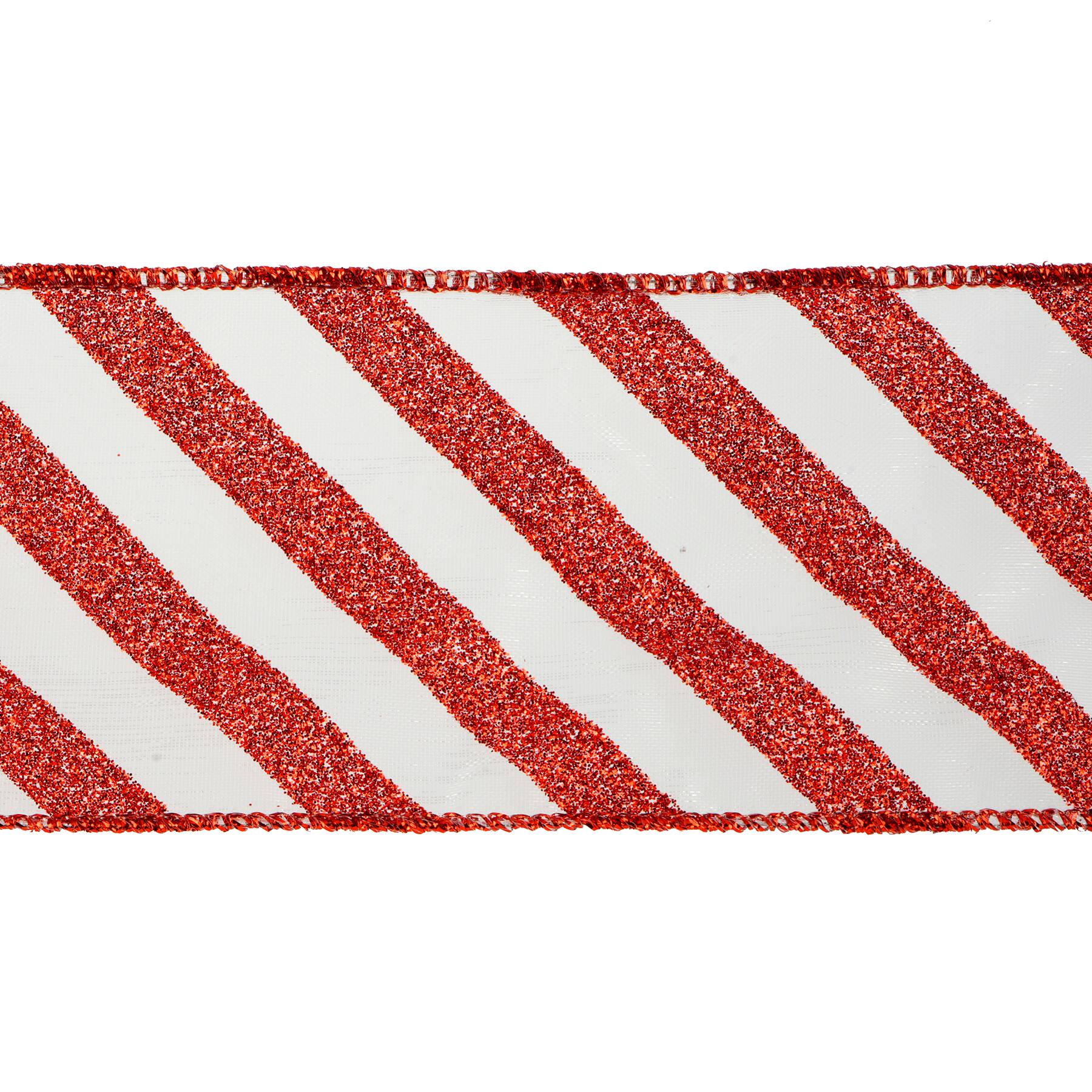 Ruban diaphane g&#xE9;ant rouge de 6,3&#xA0;cm x 24,3&#xA0;m avec fil m&#xE9;tallique No&#xEB;l de Celebrate It