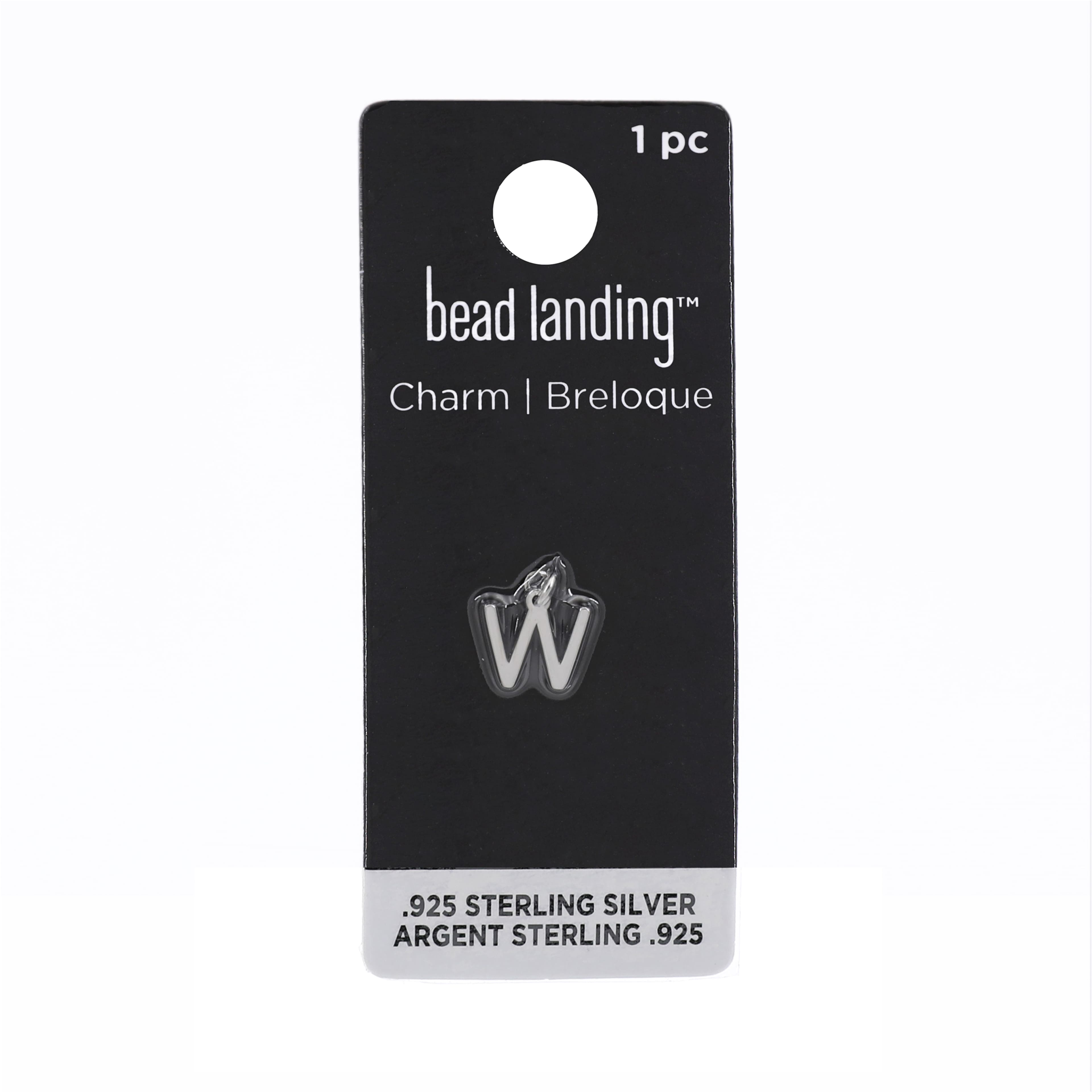 12 Pack: Sterling Silver Alphabet Charm by Bead Landing™