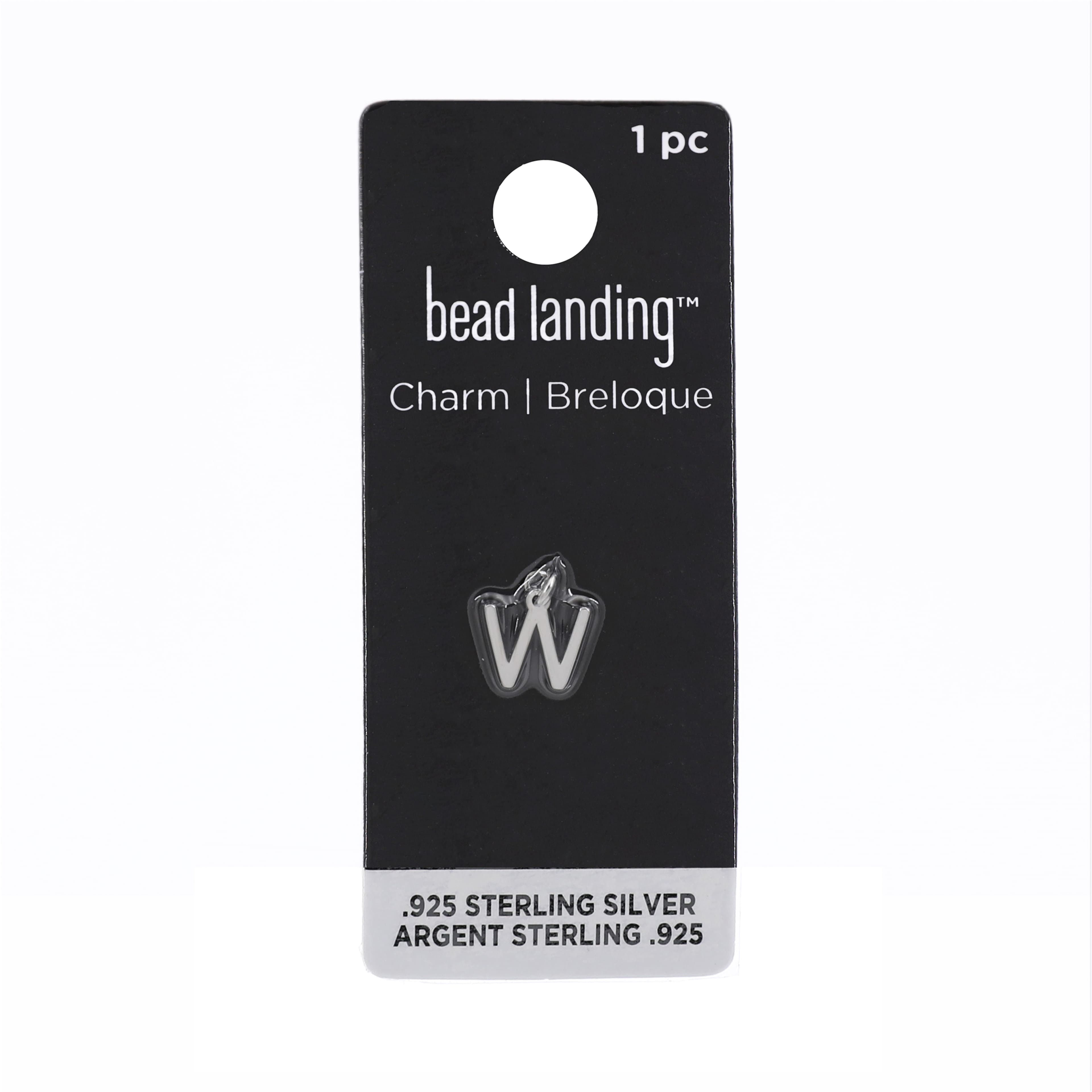 12 Pack: Sterling Silver Alphabet Charm by Bead Landing&#x2122;