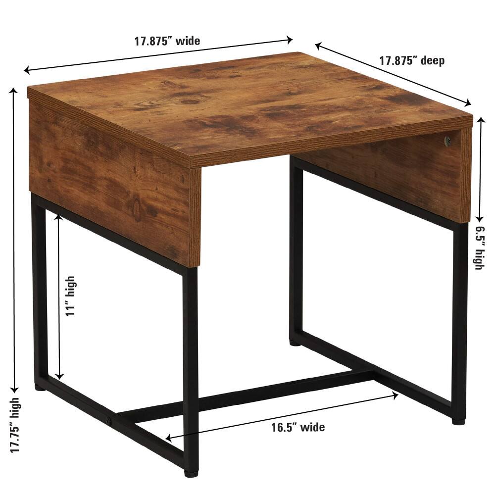 Household Essentials 18&#x22; Wrap End Table