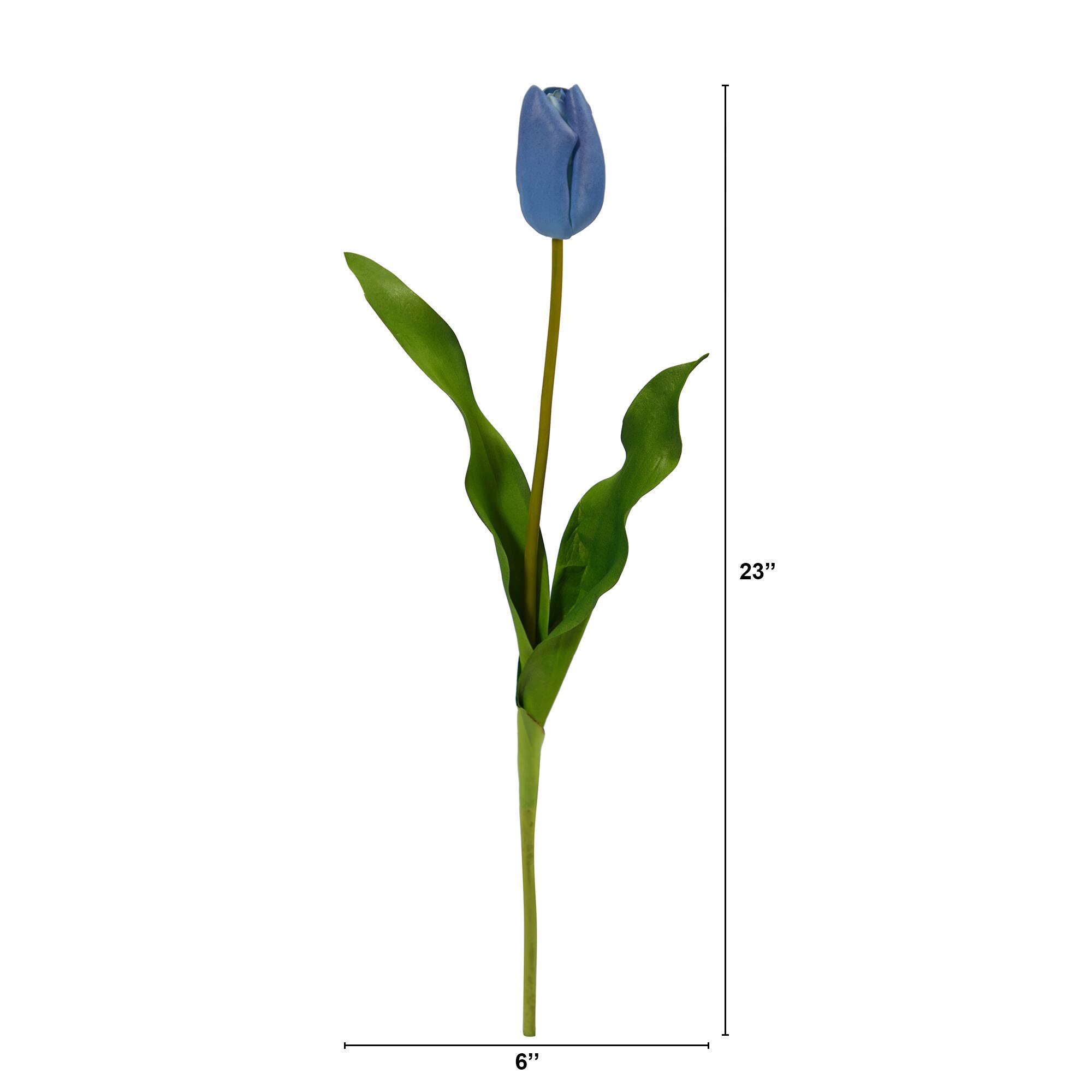 Blue Dutch Tulip Stem, 12ct.