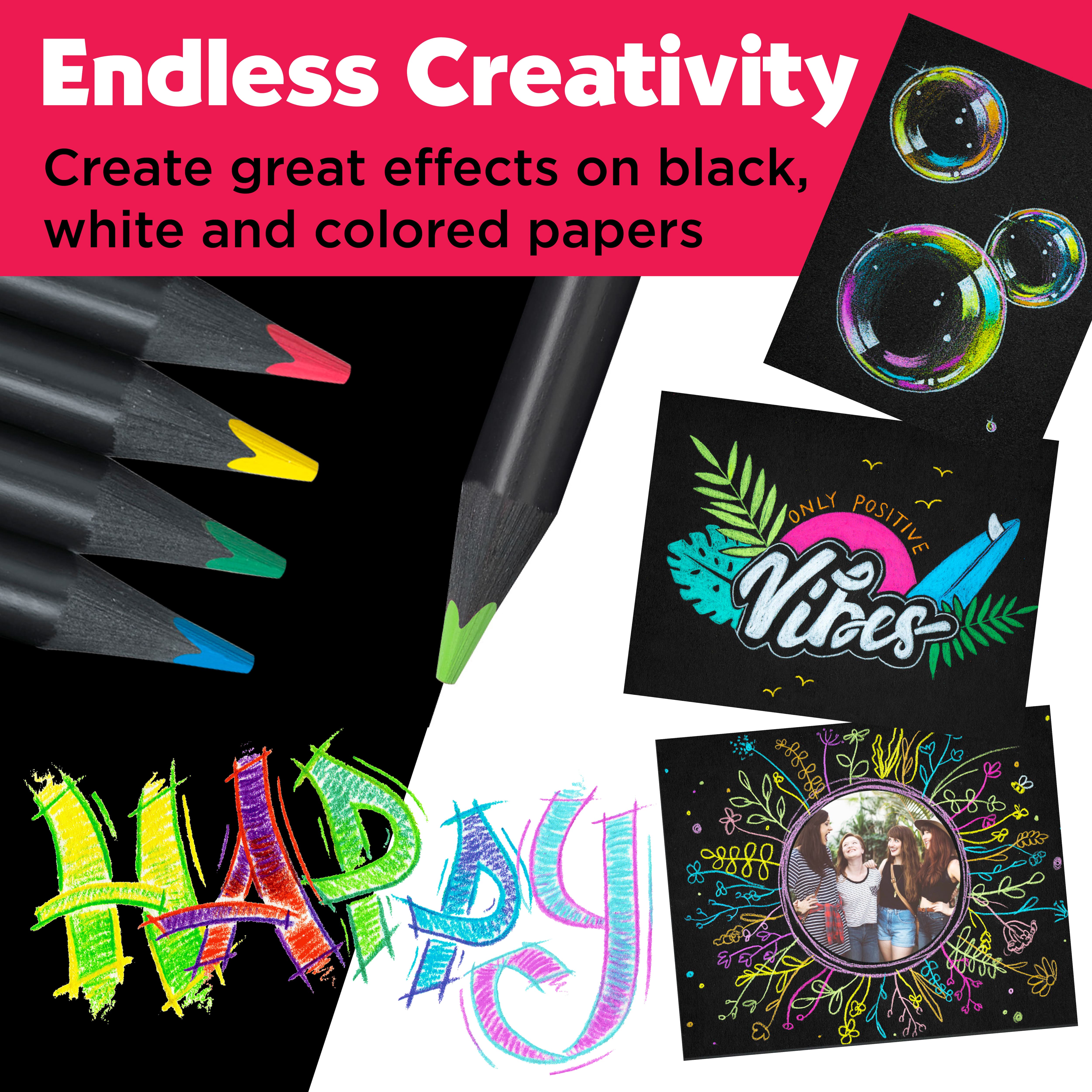 Faber-Castell&#xAE; 100 Color Black Edition Colored Pencil Tin Set