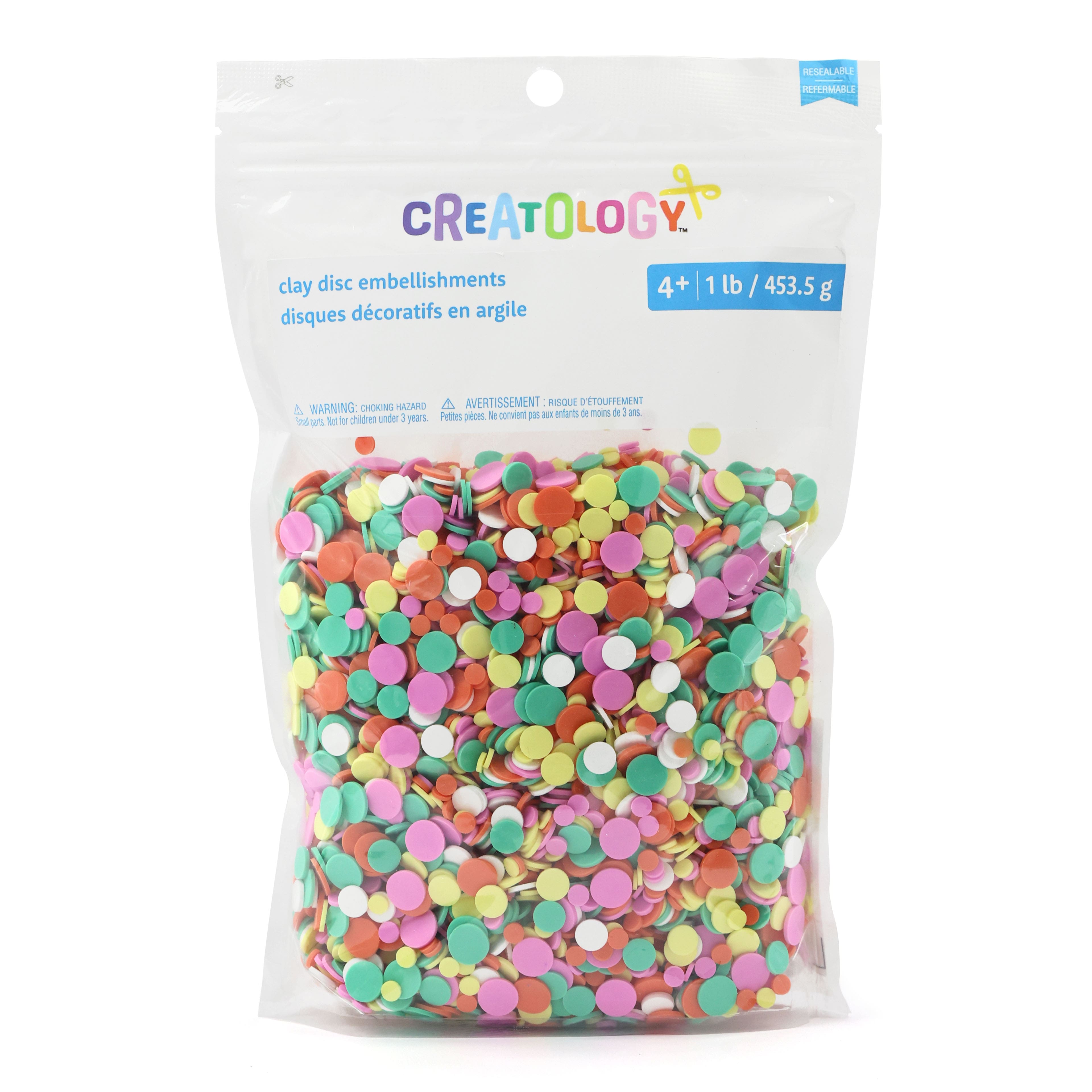 1lb. Confetti Clay Disc Embellishments by Creatology&#x2122;