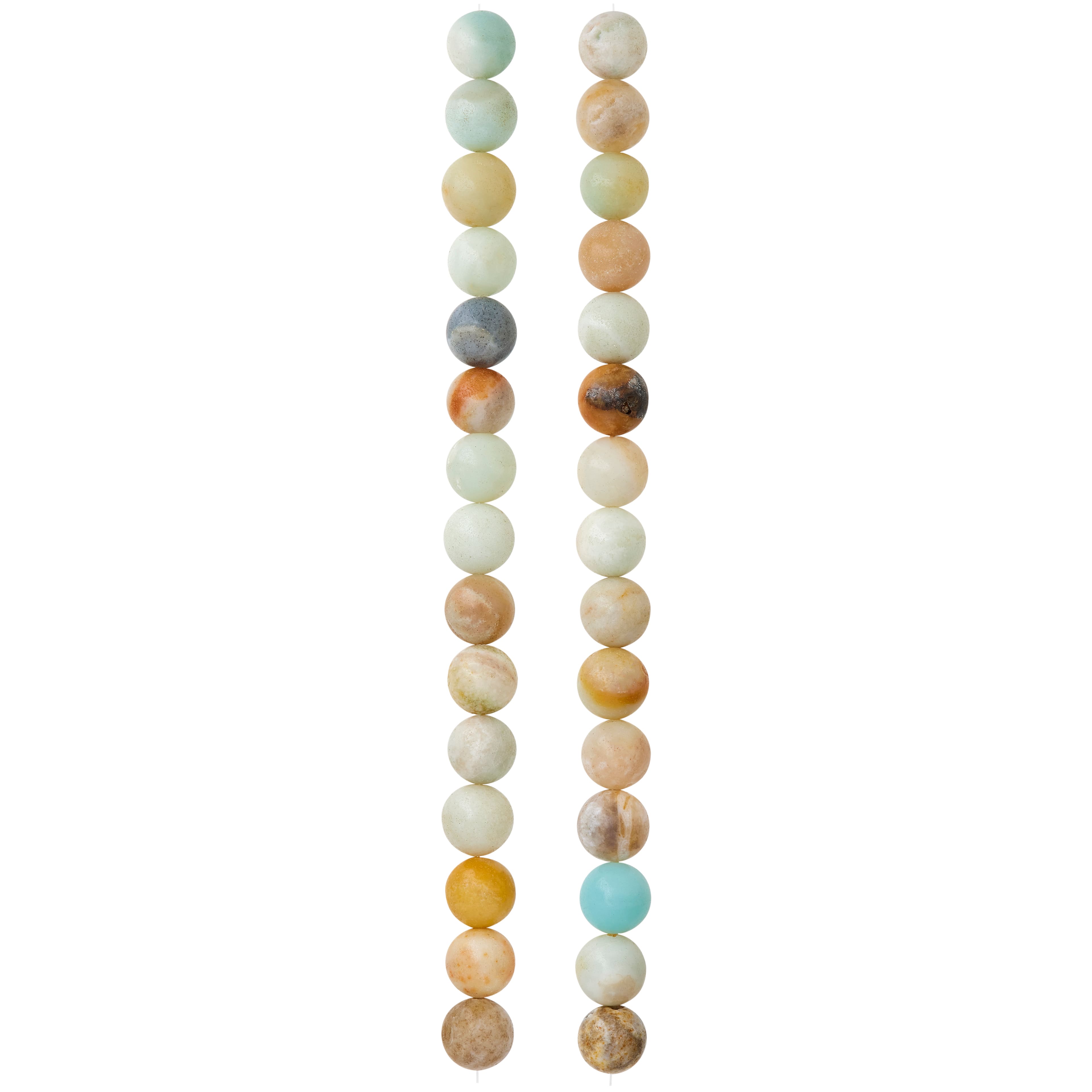 12 Pack: Seafoam Green Amazonite Beads, 10mm by Bead Landing&#x2122;