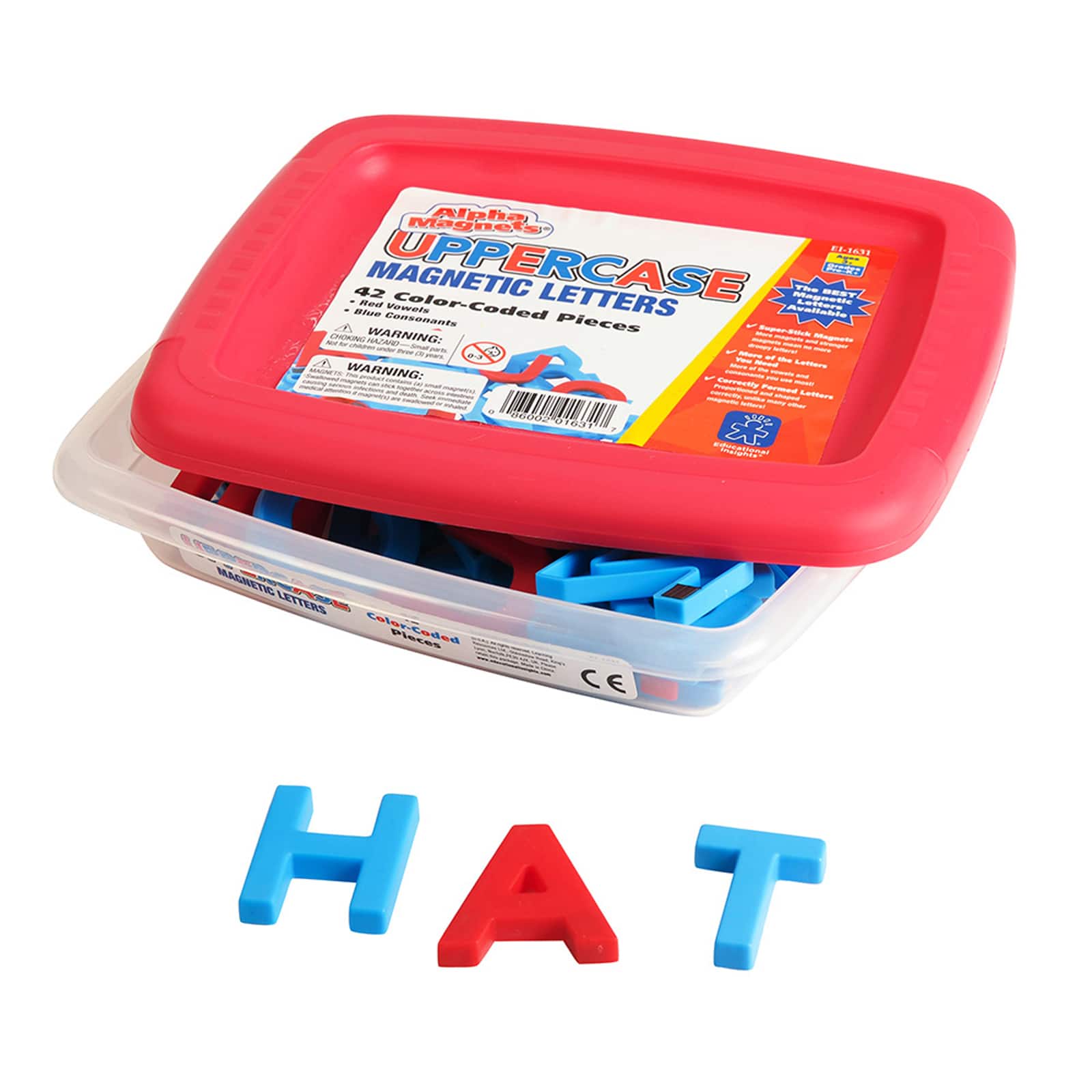 Educational Insights® AlphaMagnets® Uppercase Magnetic Letters