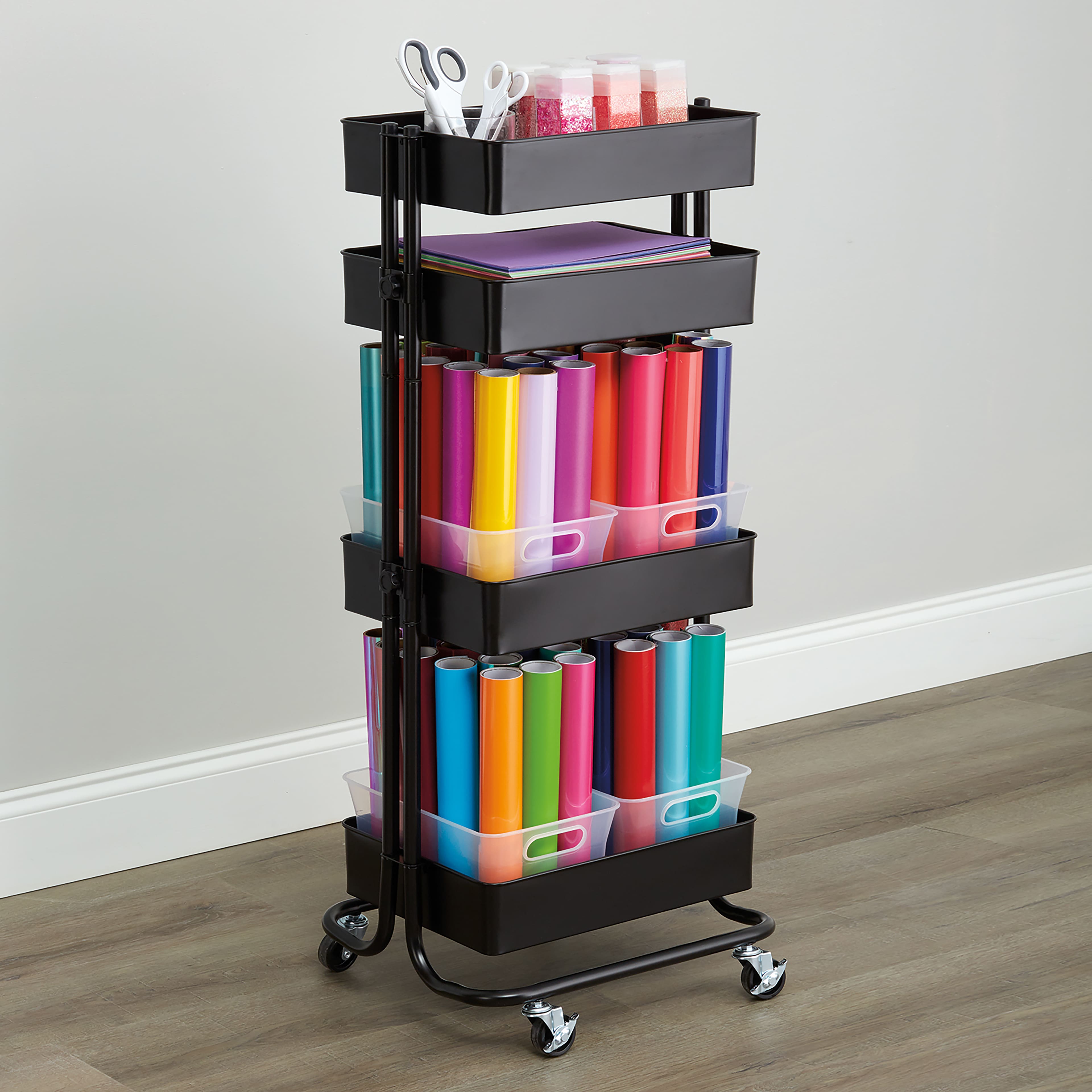 Michaels Stores Lexington 3-Tier Rolling Cart by Simply Tidy 29.99