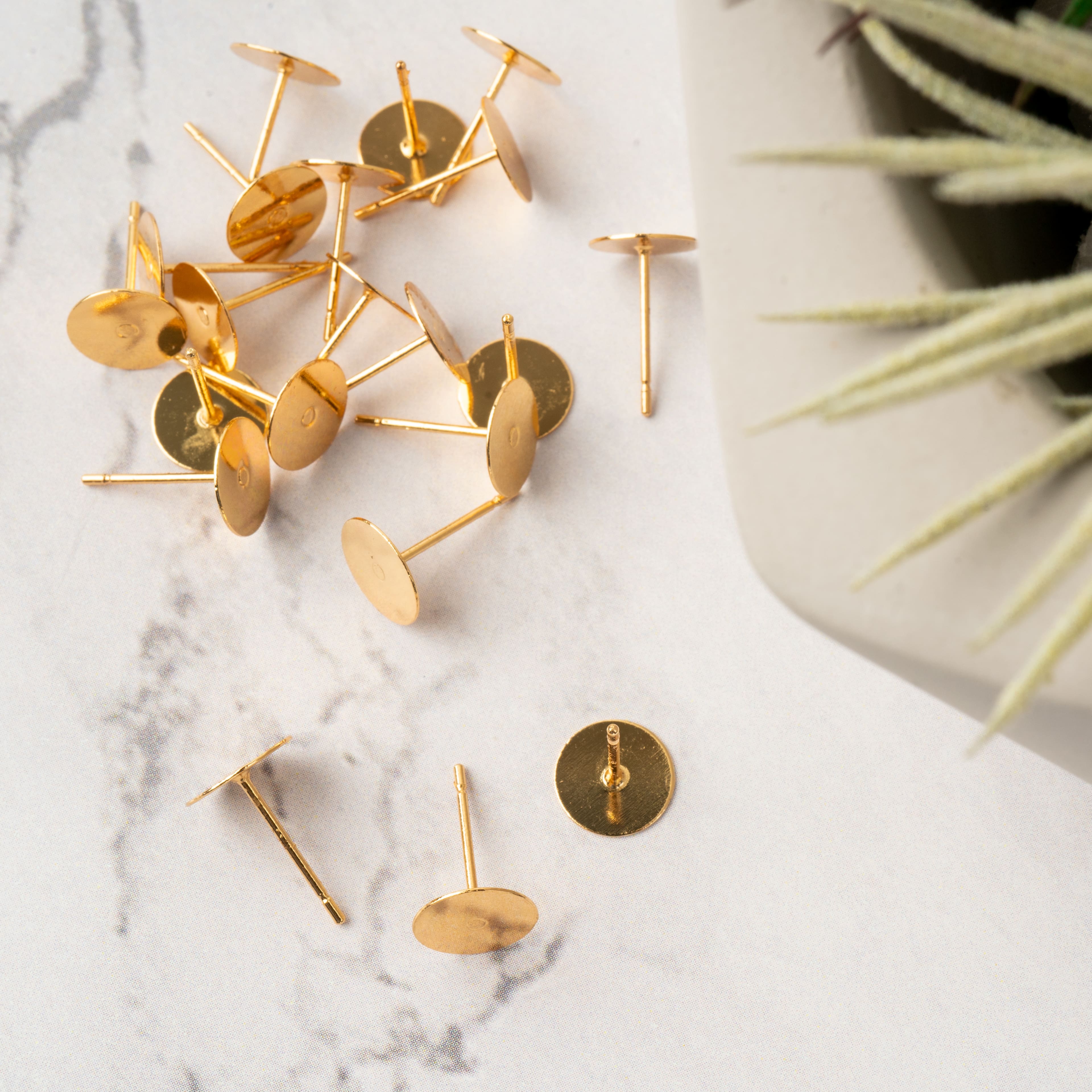 12 Packs: 20 ct. (240 total) 8mm Earring Posts by Bead Landing™