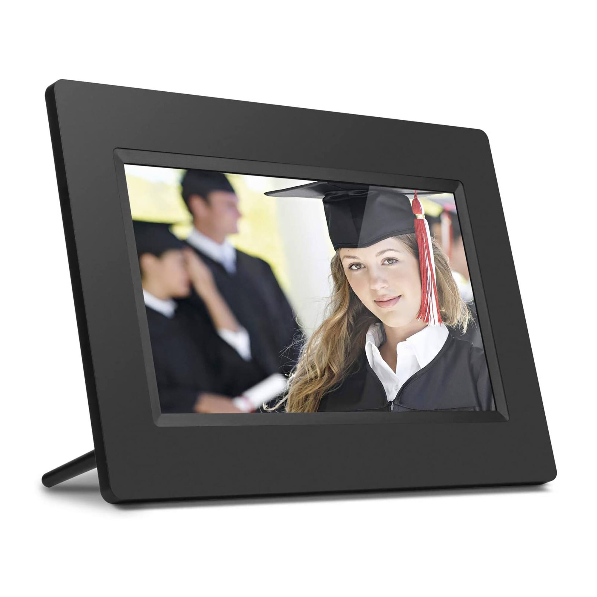 Aluratek Black 8" x 6" Digital Photo Frame with Automatic Slideshow