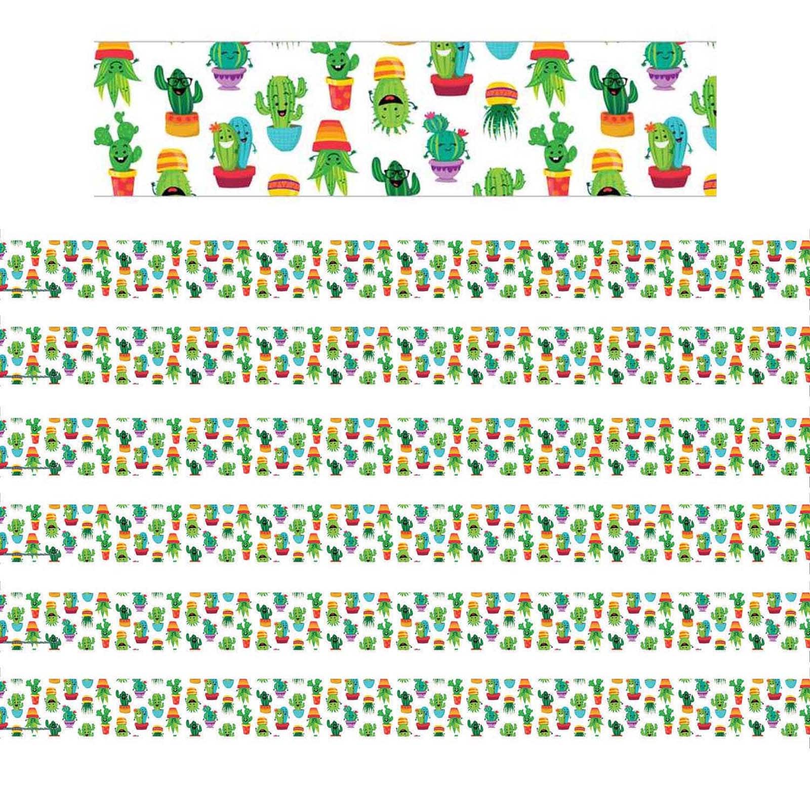 Eureka® A Sharp Bunch Tossed Pattern Deco Trim®, 222ft.