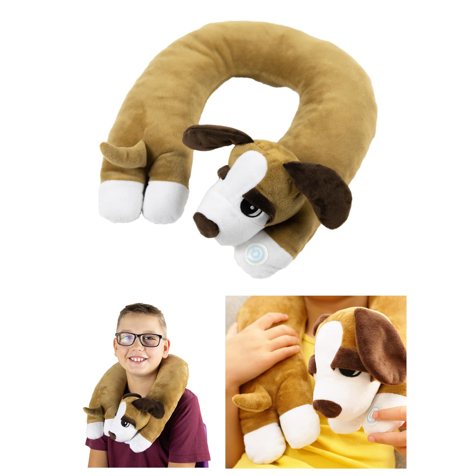 Bouncyband® Puppy Sensory Vibrating Neck Pillow