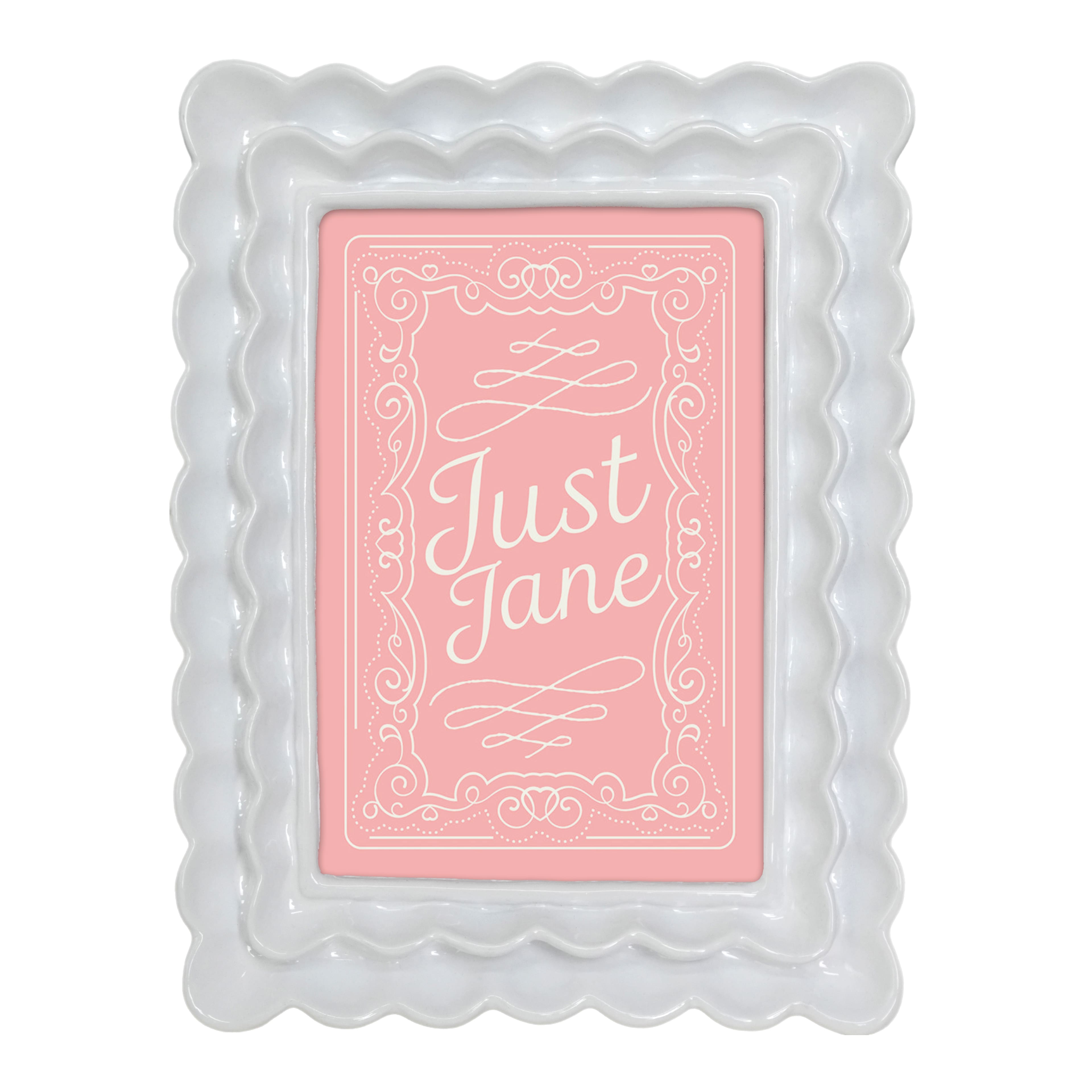 Just Jane 4&#x22; x 6&#x22; Layered Wave Frame by Studio D&#xE9;cor&#xAE;