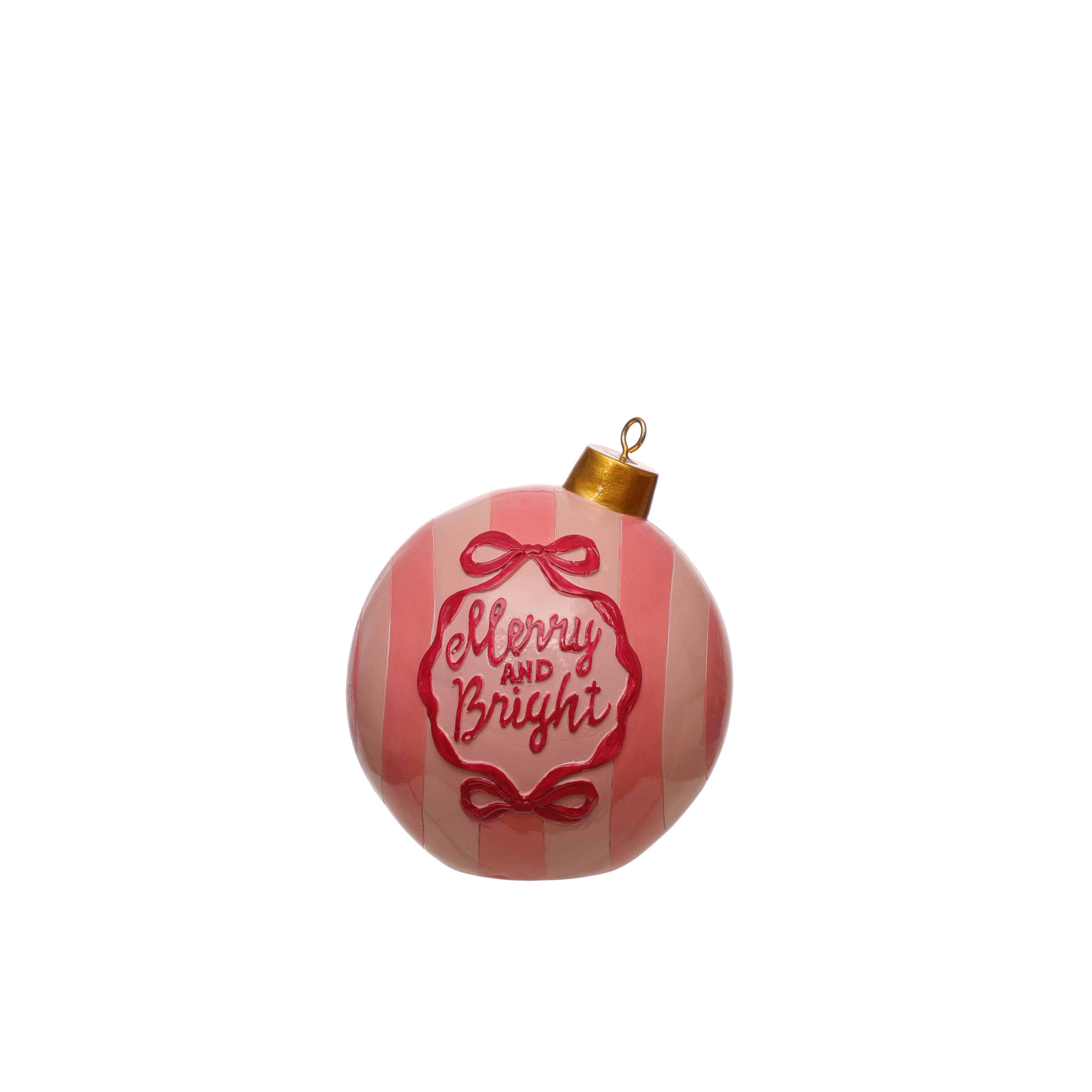 5&#x22; Pink Merry &#x26; Bright Ornament Tabletop D&#xE9;cor by Ashland&#xAE;