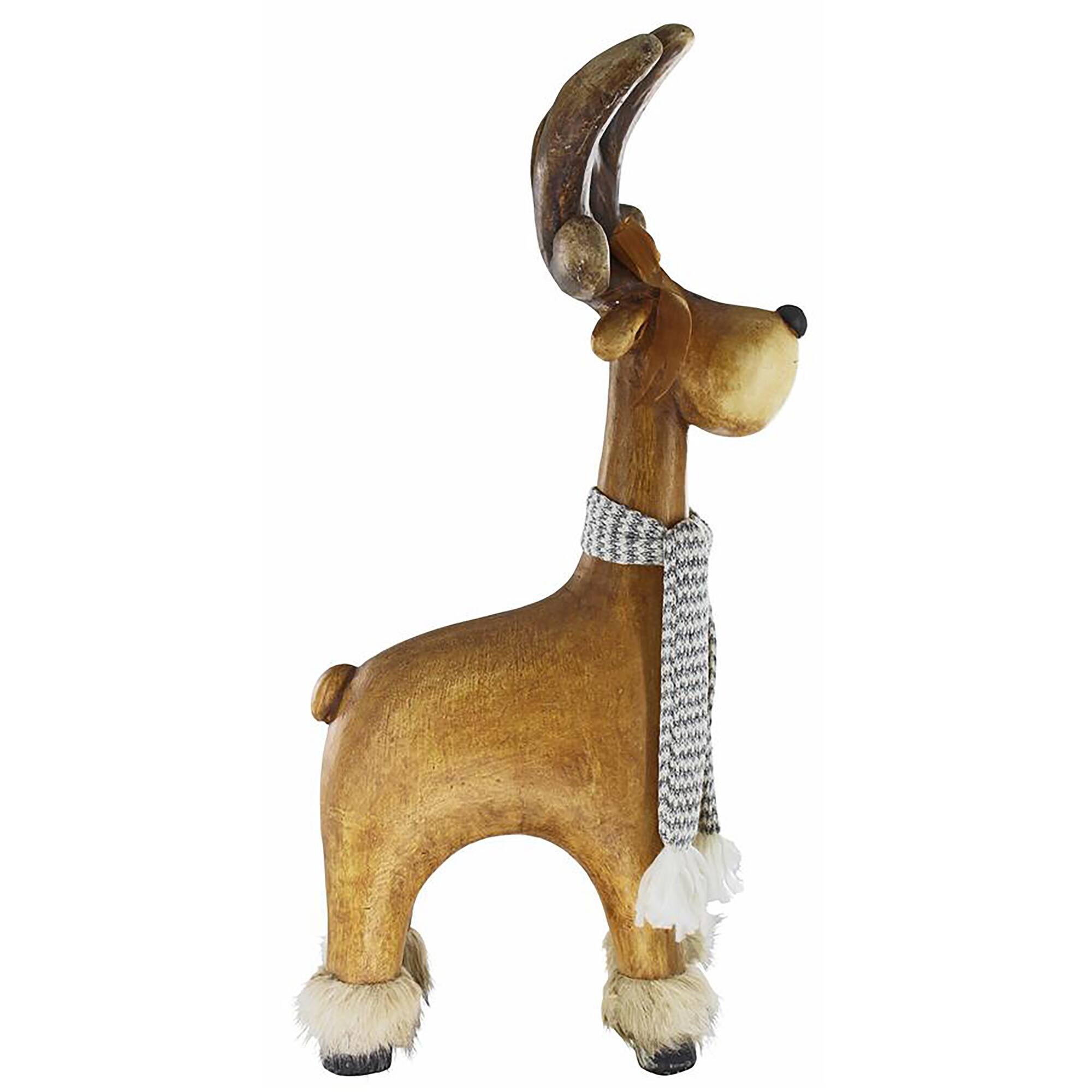 2ft. Santa's Second Team Holiday Reindeer Statue: Ambrose