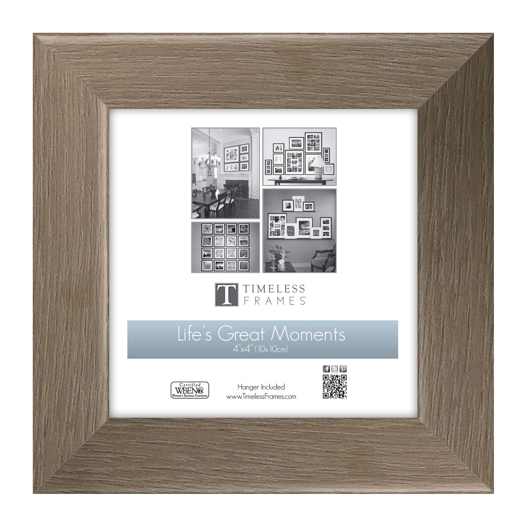 Timeless Frames® Life's Great Moments Graywashed Frame | Michaels