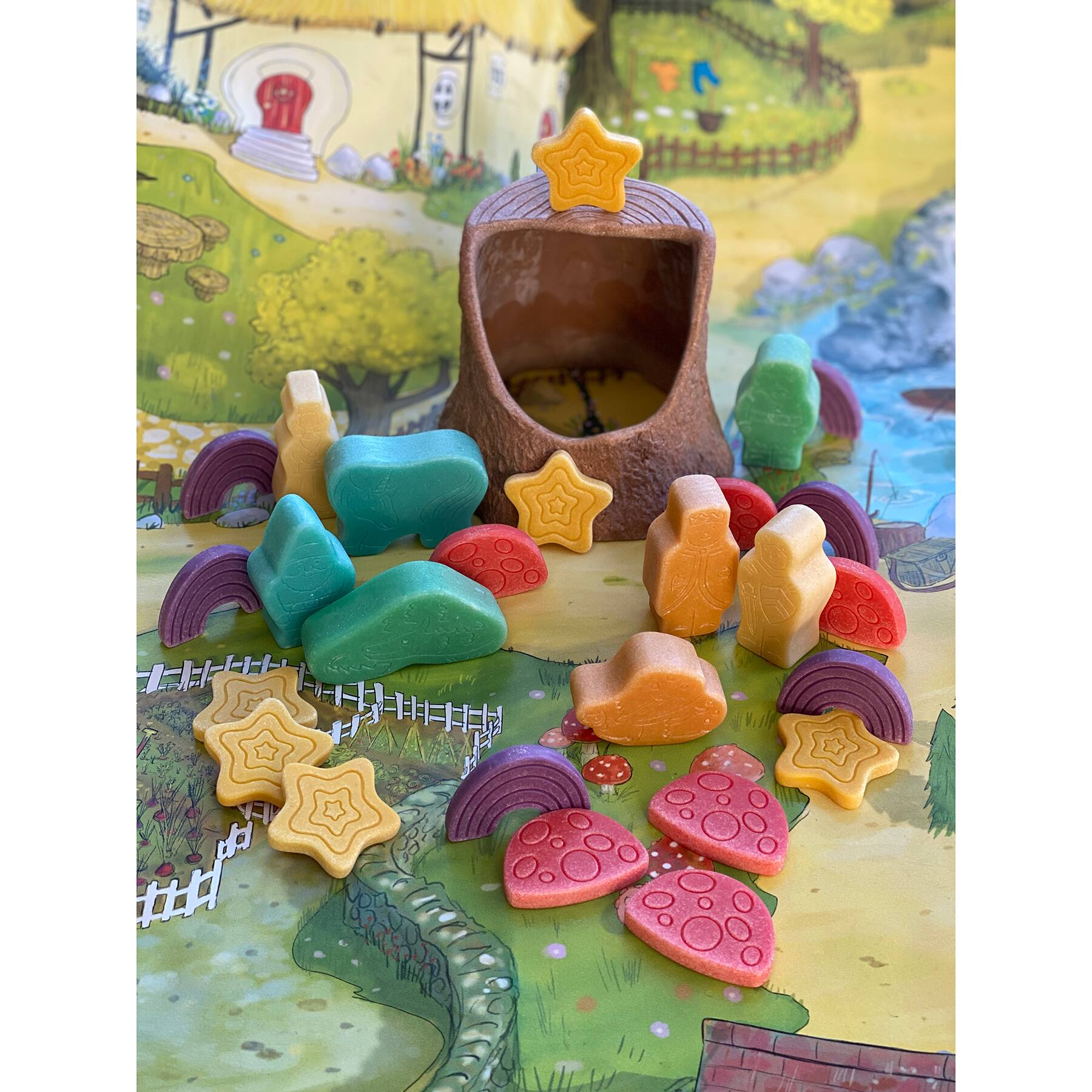 Yellow Door Scenery Stones Fairy Tale Play Set