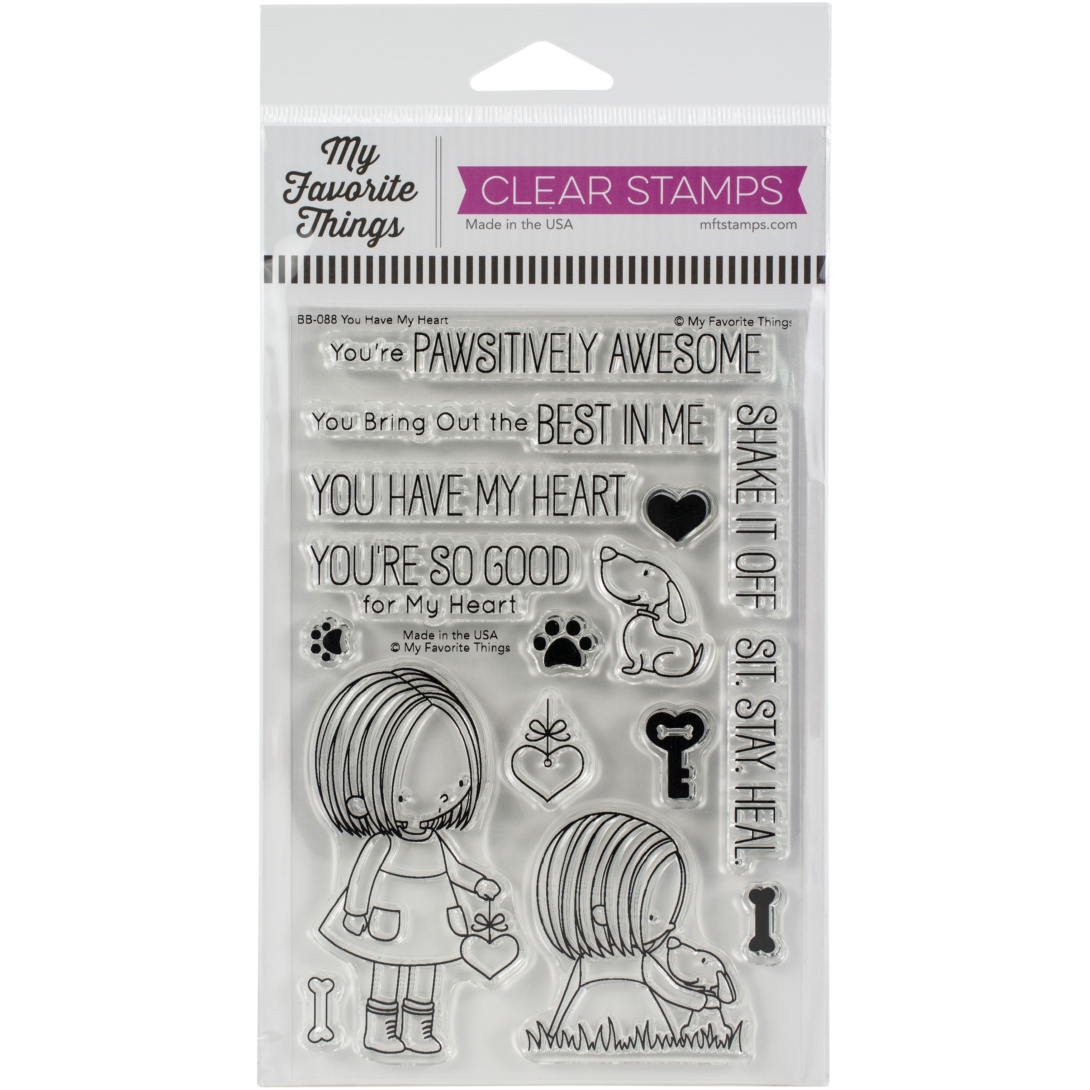 My Favorite Things - Clear Stamp - So Much Love