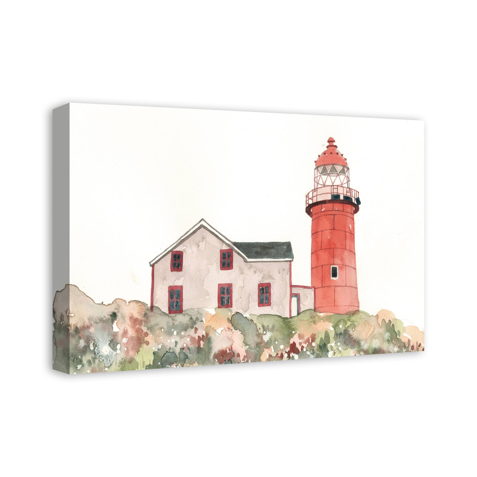 Coastal Lighthouse 24" x 16" Canvas Wall Art