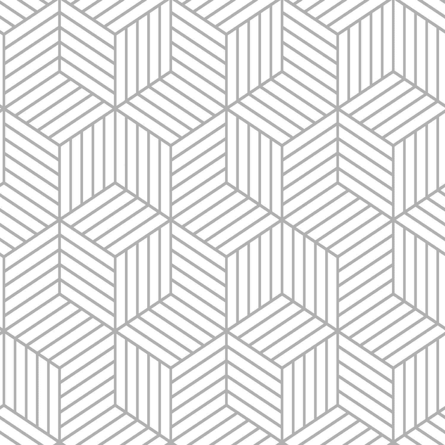 RoomMates Stripped Hexagon Peel & Stick Wallpaper