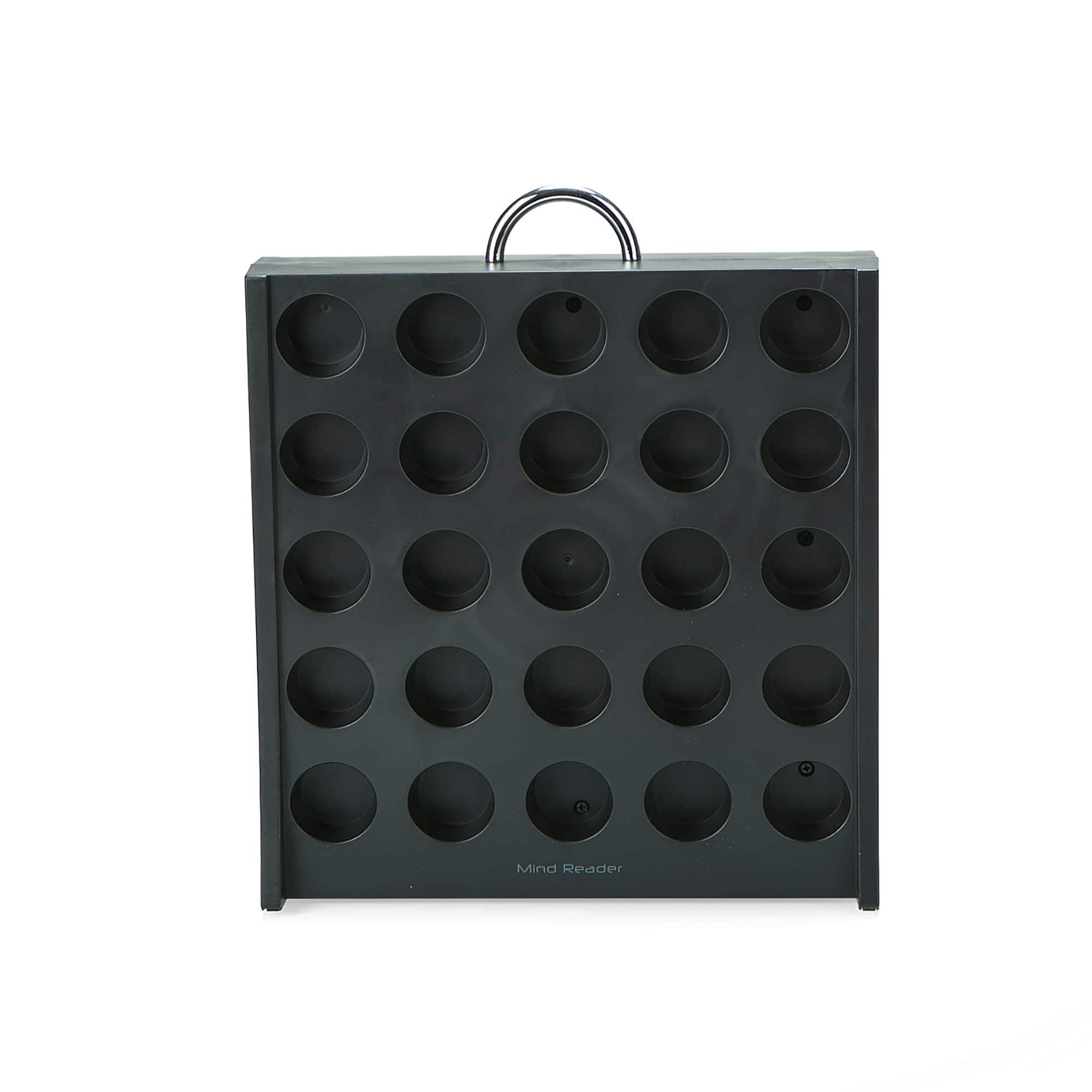 Mind Reader Black 50 Capacity Single Serve Coffee Pod Holder Storage Organizer