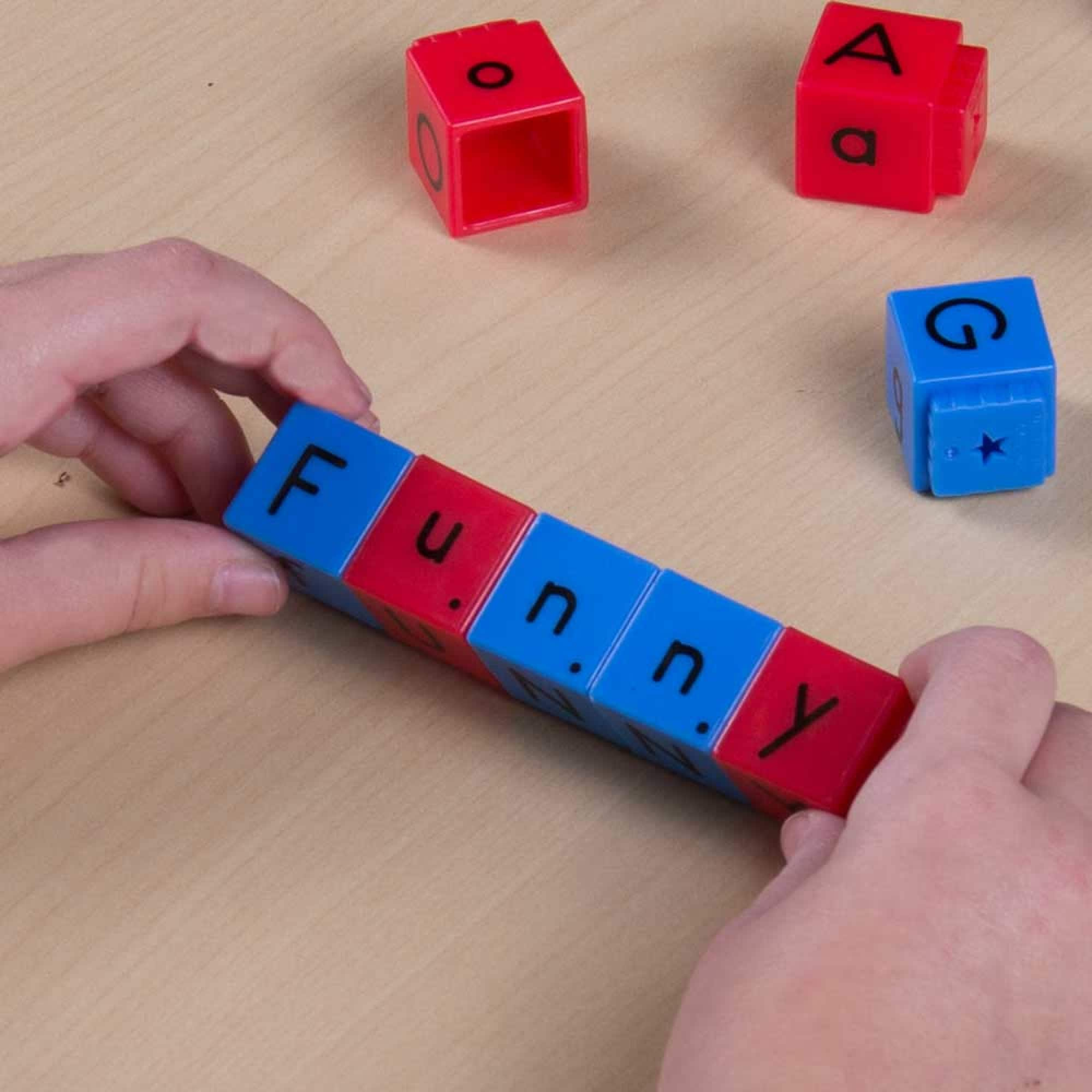 hand2mind Reading Rods Alphabet &#x26; Phonemic Awareness Linking Cubes