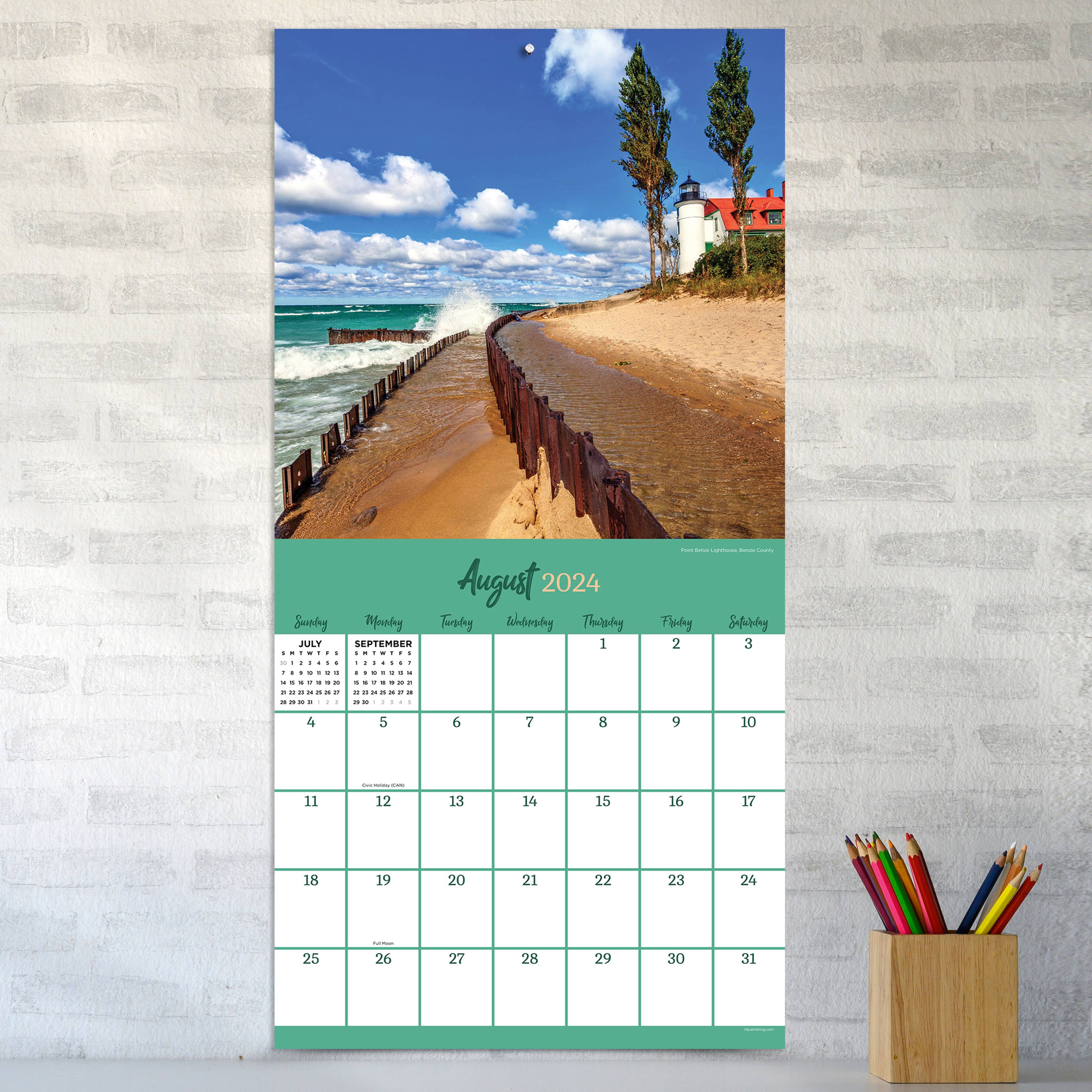 TF Publishing Michigan Wall Calendar