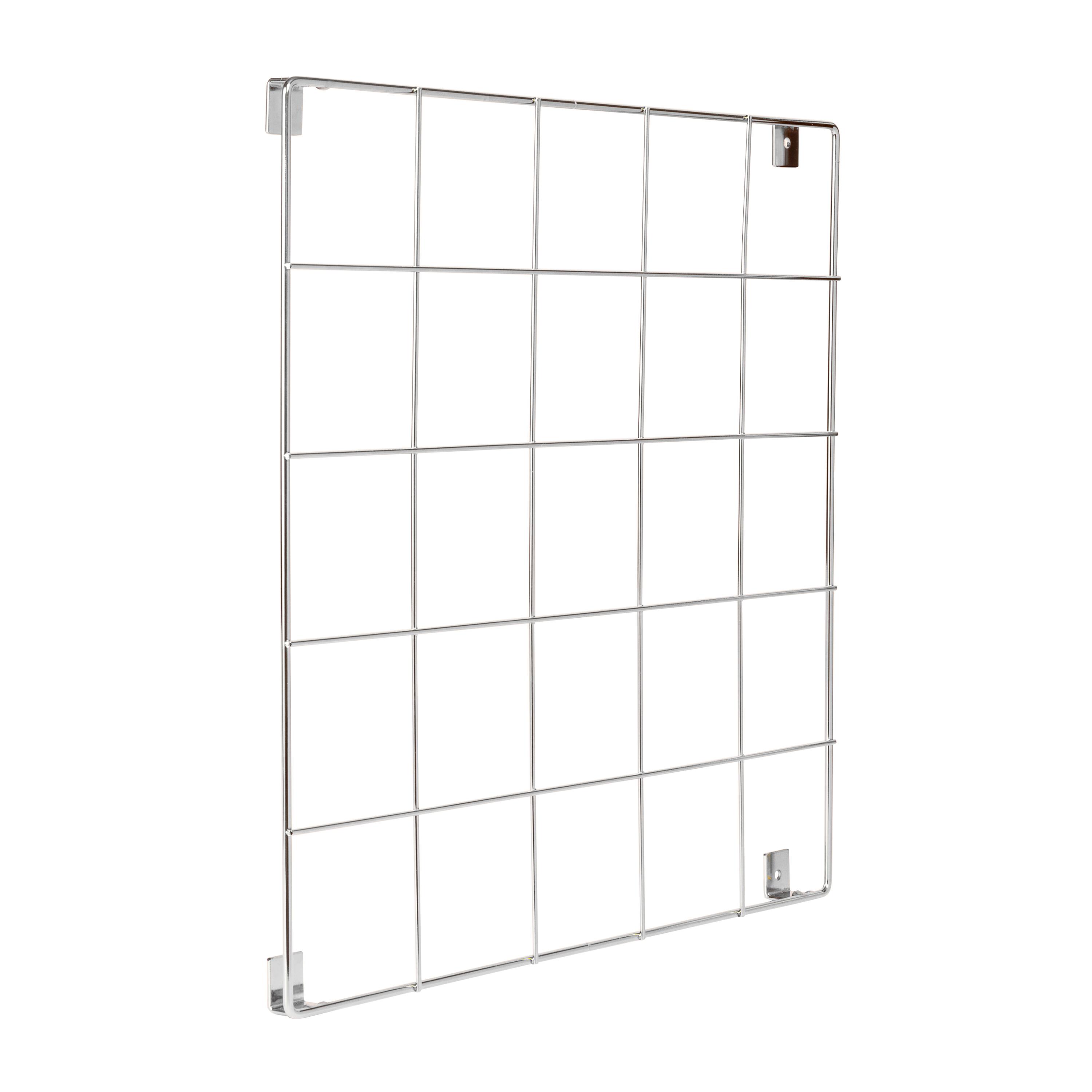 8 Pack: Honey Can Do Chrome Wall Grid Kit