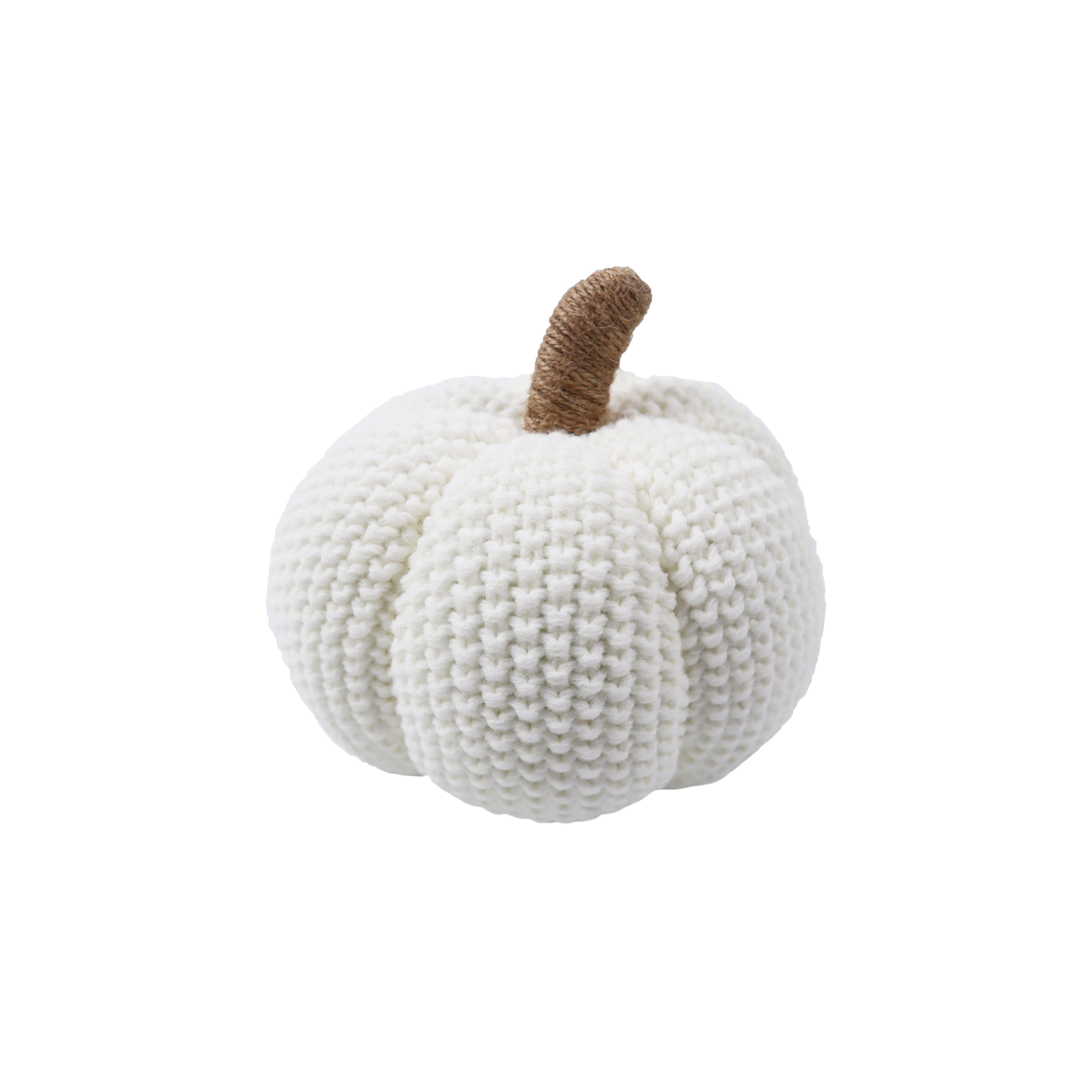 6.5&#x22; Soft Knit Pumpkin Tabletop D&#xE9;cor by Ashland&#xAE;