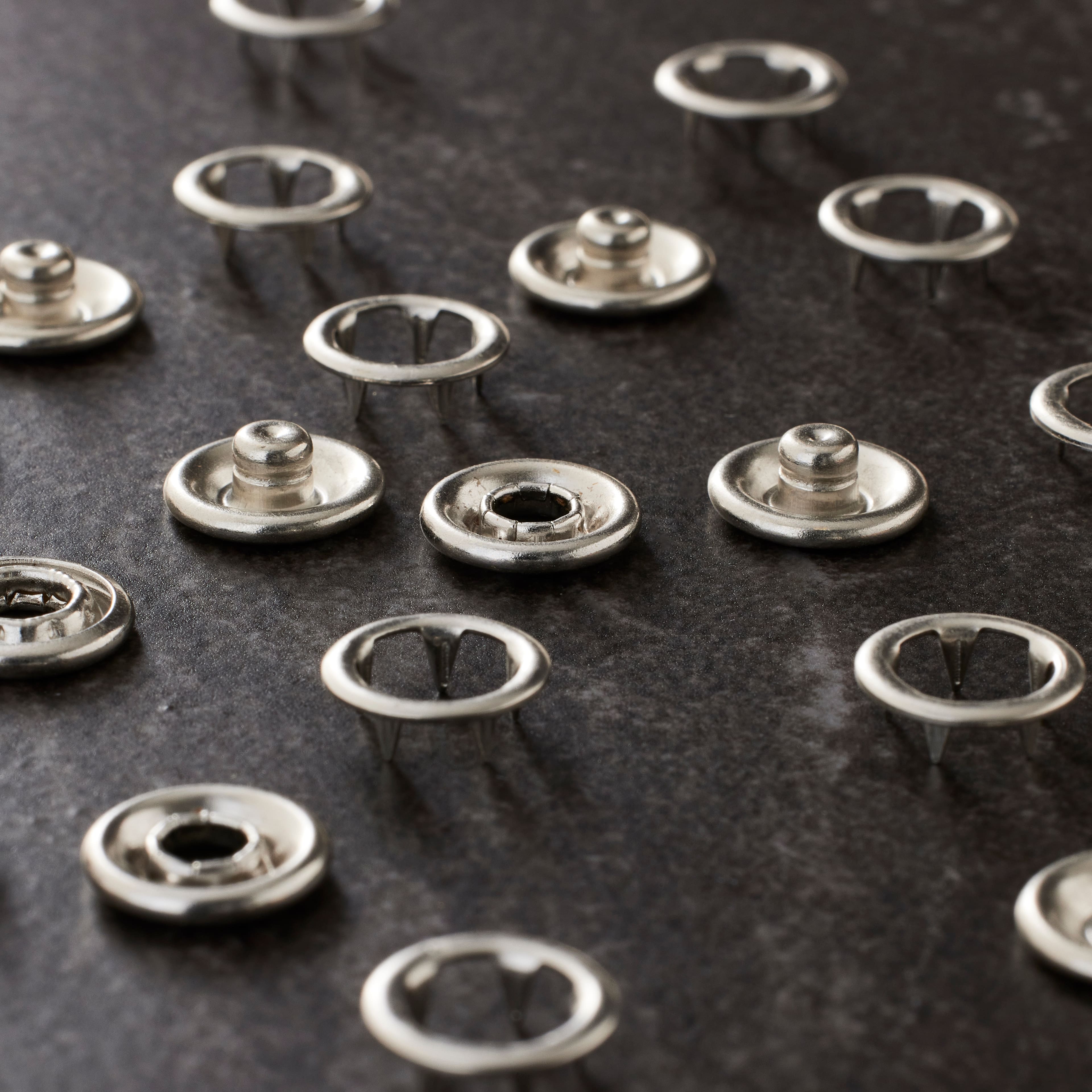 12 Packs: 7 ct. (84 total) Snap Fasteners by Loops & Threads™
