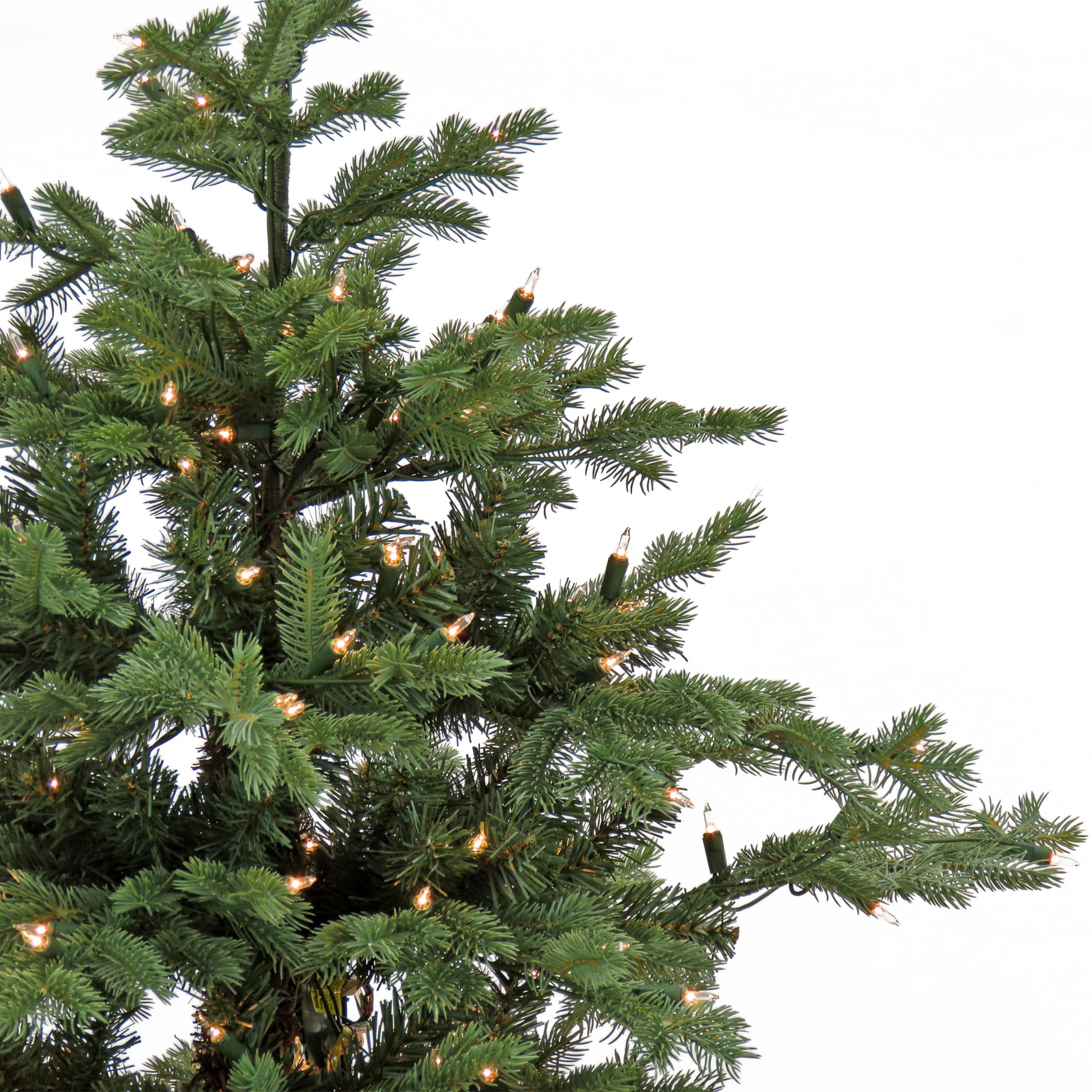 7.5ft. Pre-Lit Decorator Artificial Christmas Tree, Clear Lights
