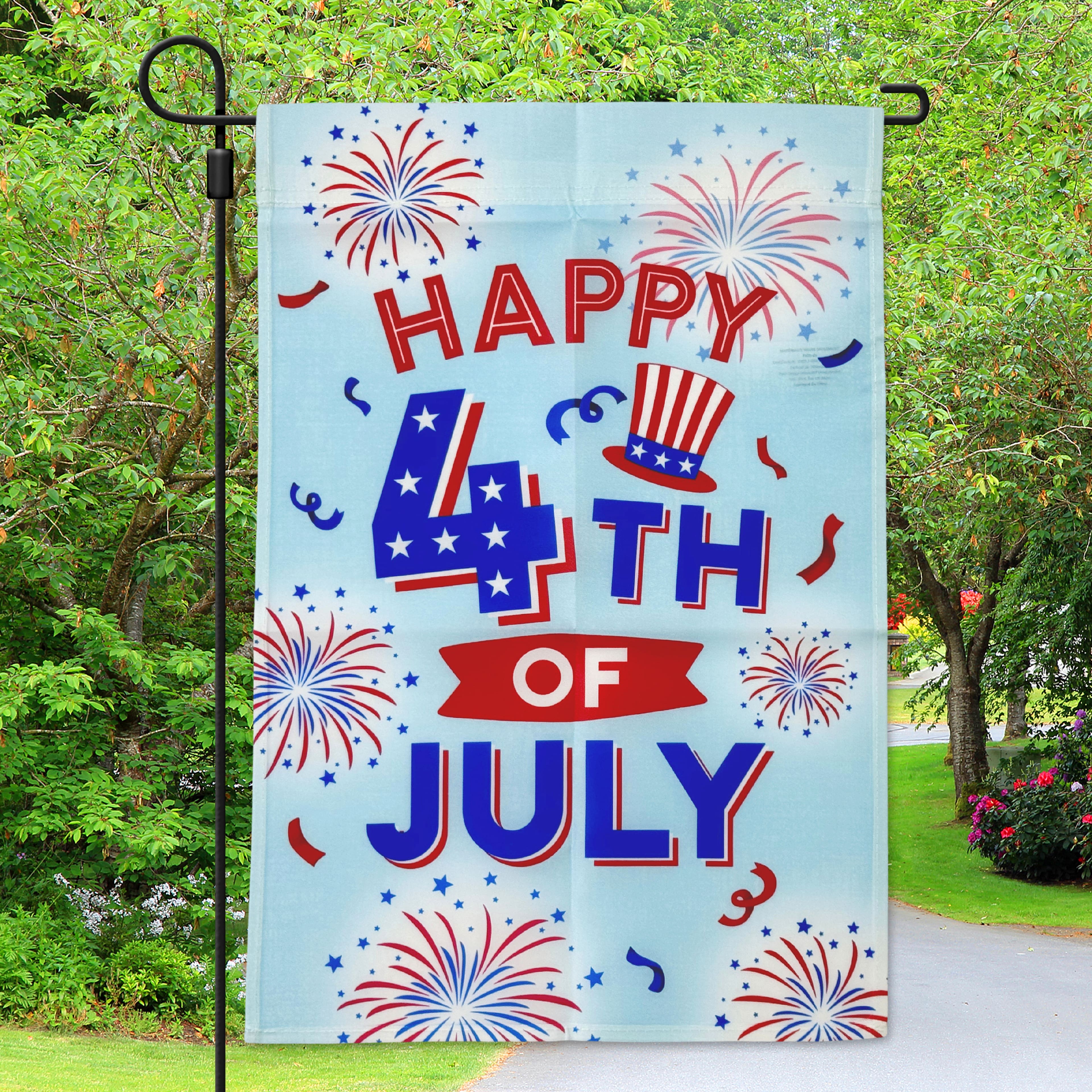 18&#x22; Happy 4th of July Garden Flag by Celebrate It&#x2122;