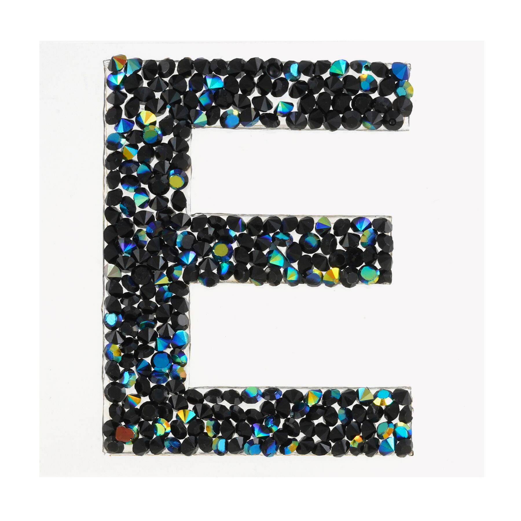 12 Pack: Black AB Letter Bling Sticker by Recollections®