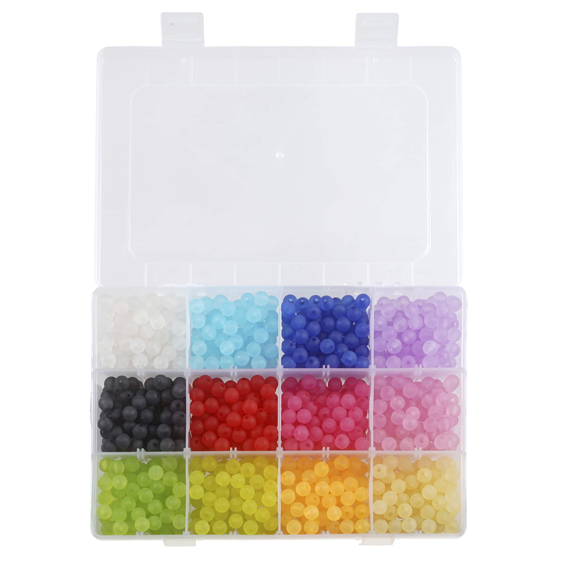 6 Pack: Matte Acrylic Craft Beads Set, 7.5mm by Bead Landing&#x2122;