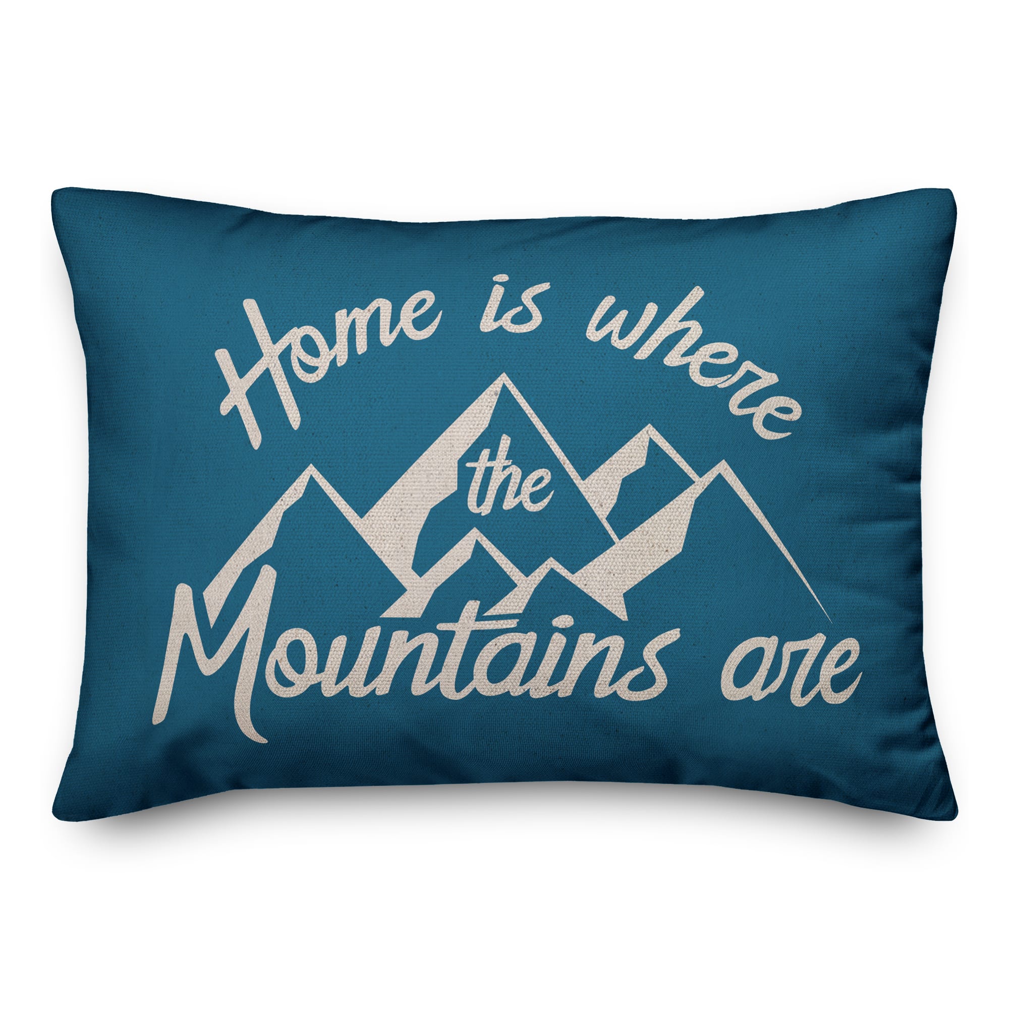 Home Mountains 14x20 Throw Pillow
