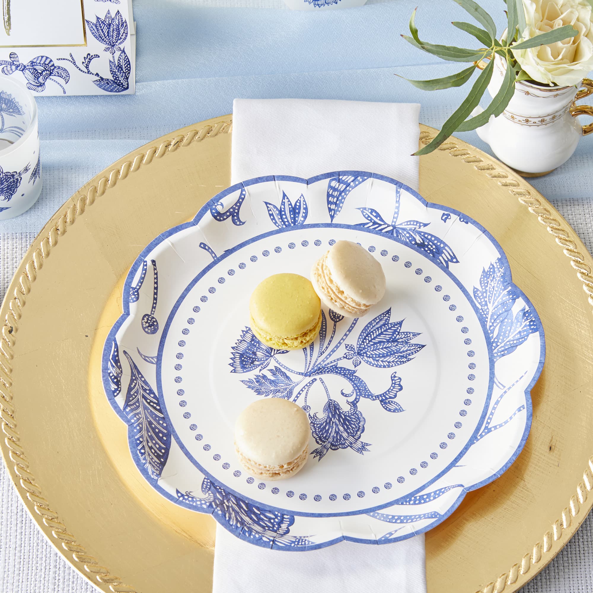 Kate Aspen&#xAE; Blue Willow Party Tableware Set