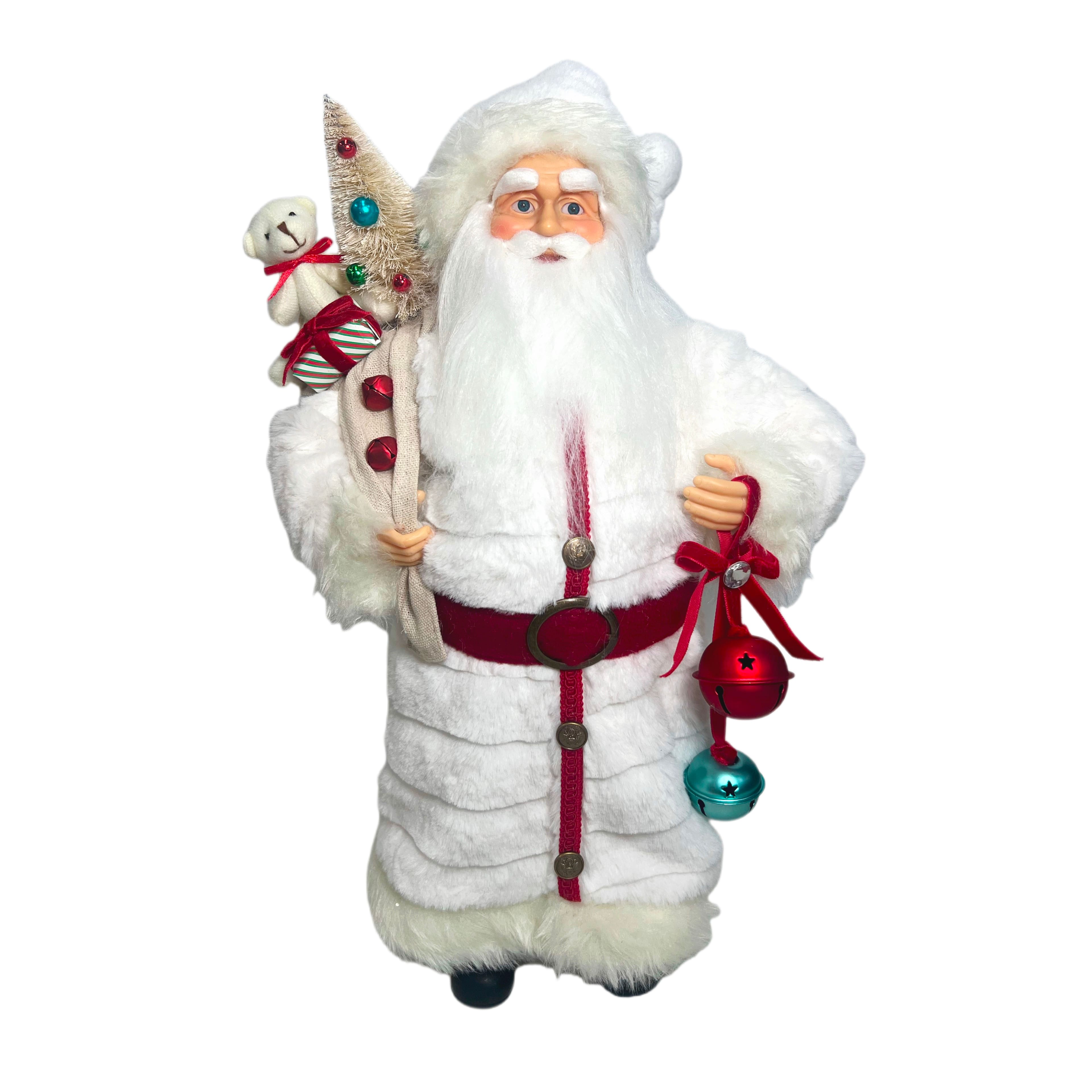 16&#x22; Santa in White Robe Decoration by Ashland&#xAE;