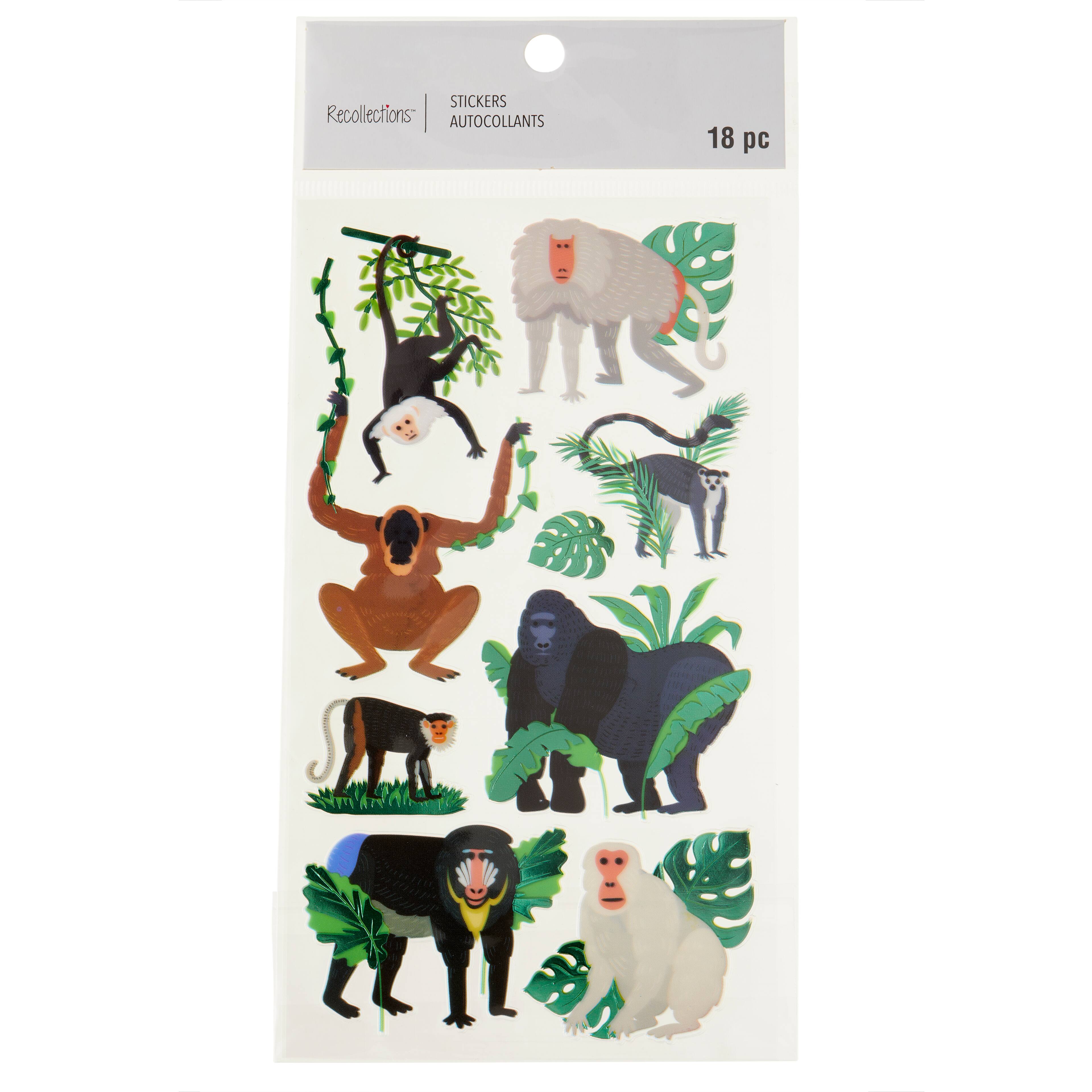 Monkey Stickers by Recollections™