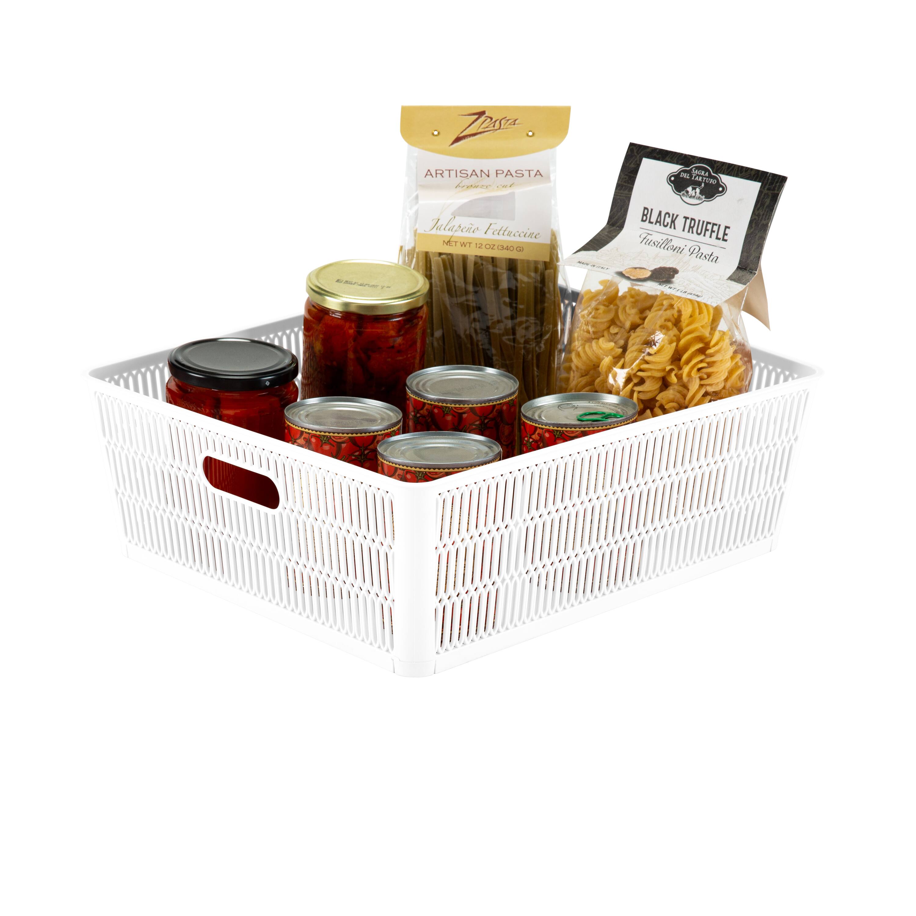 Simplify Slide 2 Stack It Shallow Tote Baskets, 2ct.