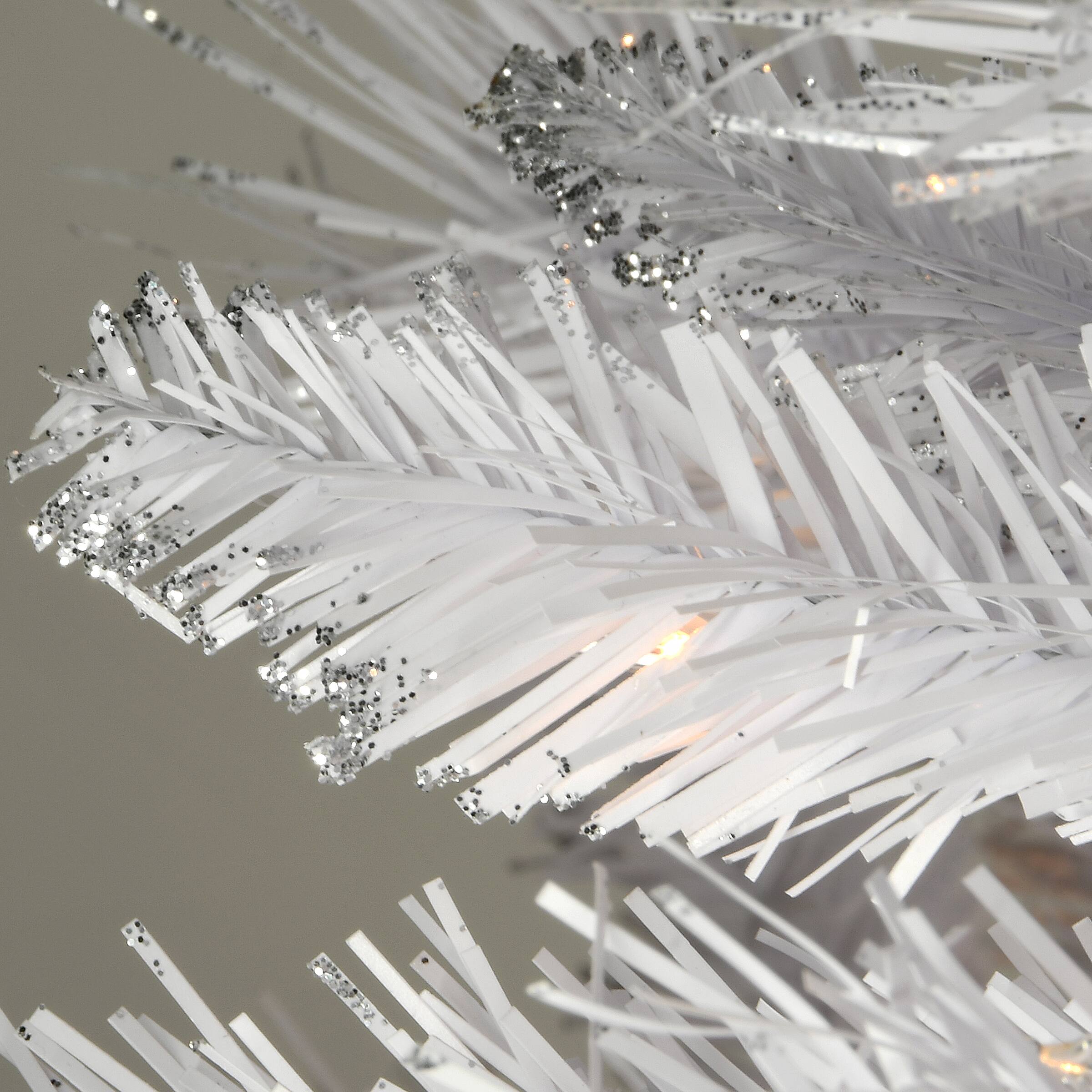 4.5ft. Pre-Lit Winchester White Pine Artificial Christmas Tree, Clear Lights