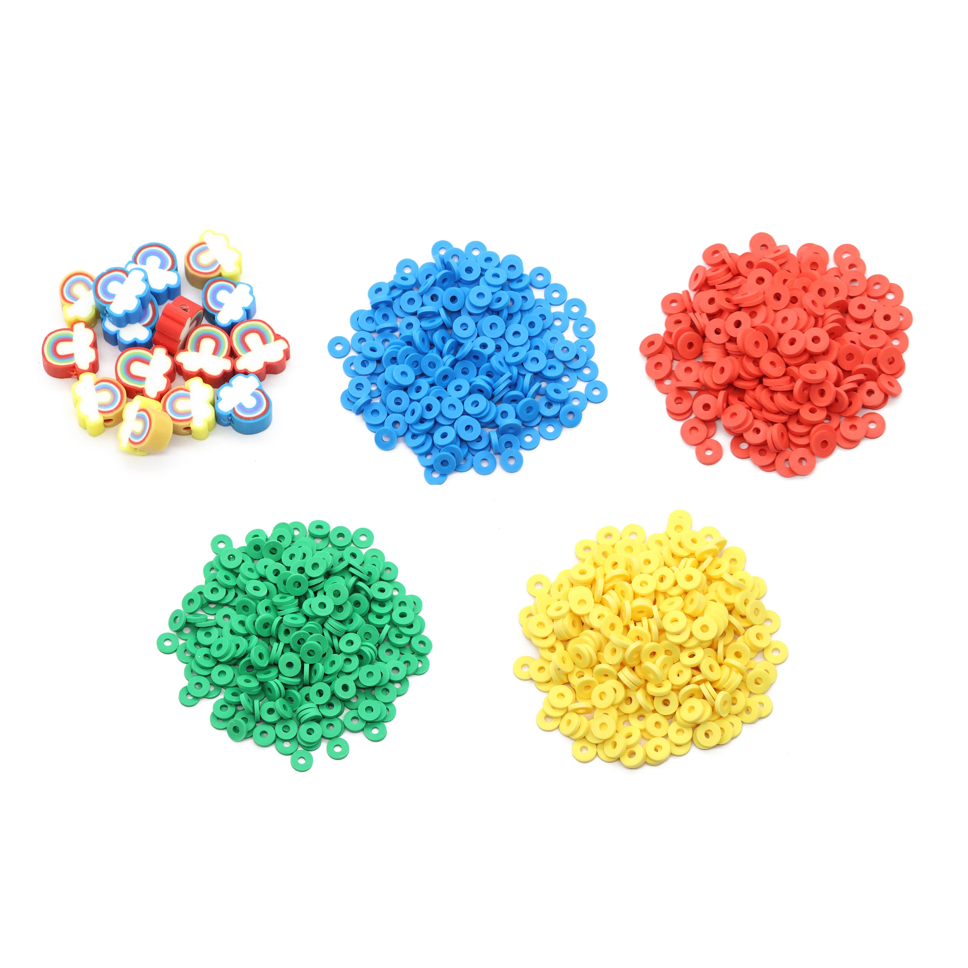 12 Pack: Rainbow Clay Bead Sample Pack by Creatology™