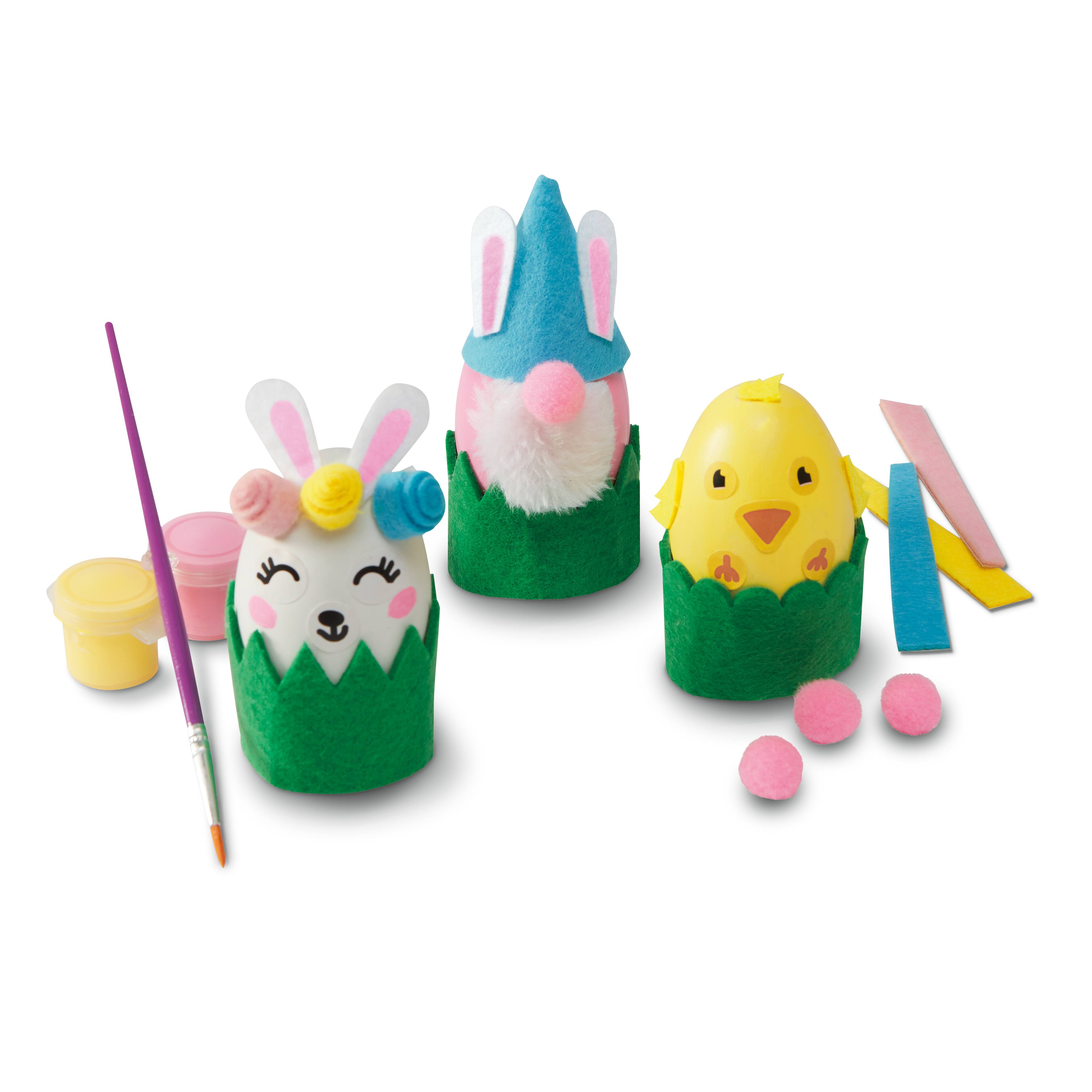 Easter Egg Decorating Kit With 6 Colorful Eggs And Markers Fun DIY Craft Activity For Kids And Families