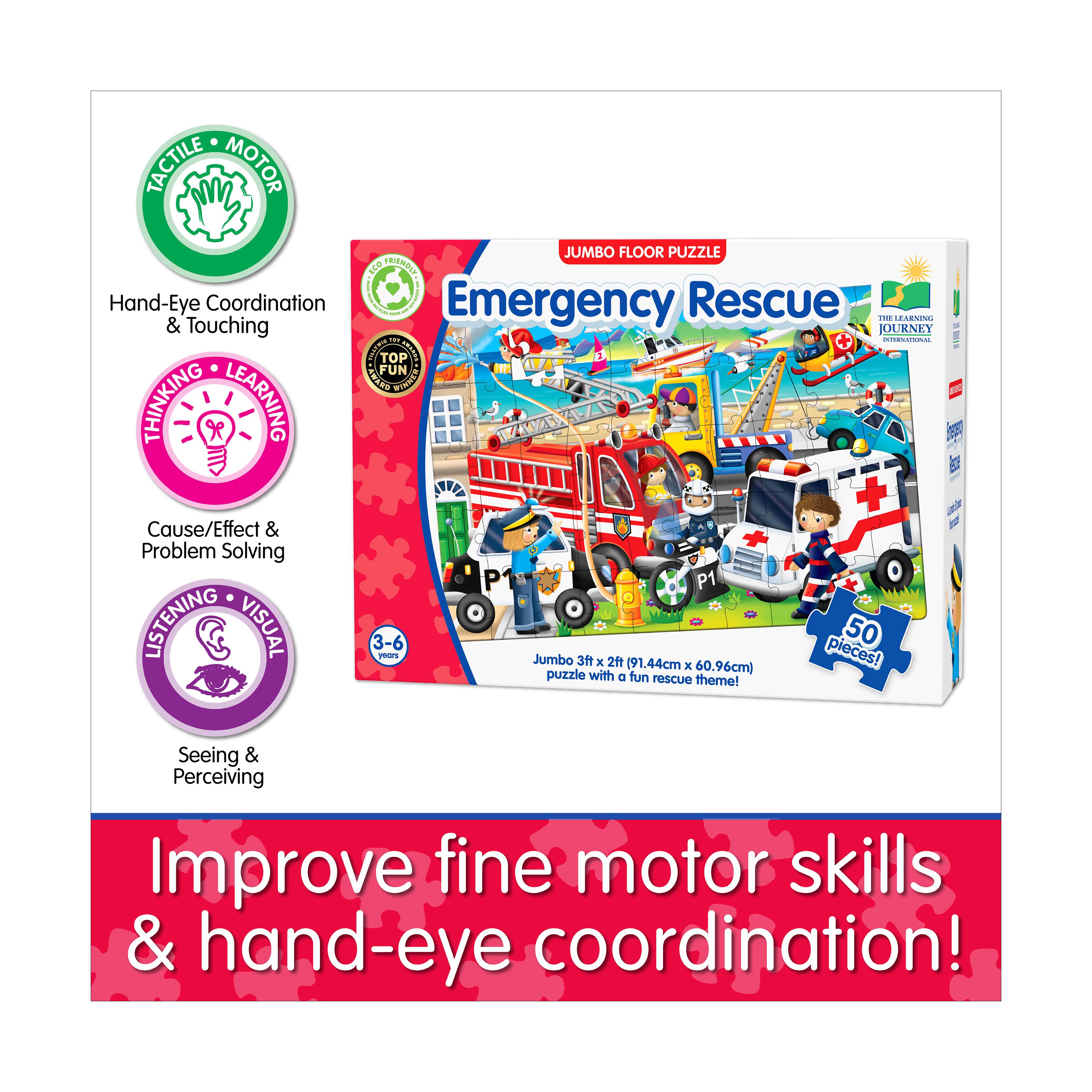 Jumbo Floor Puzzle - Emergency Rescue: 50 Pcs