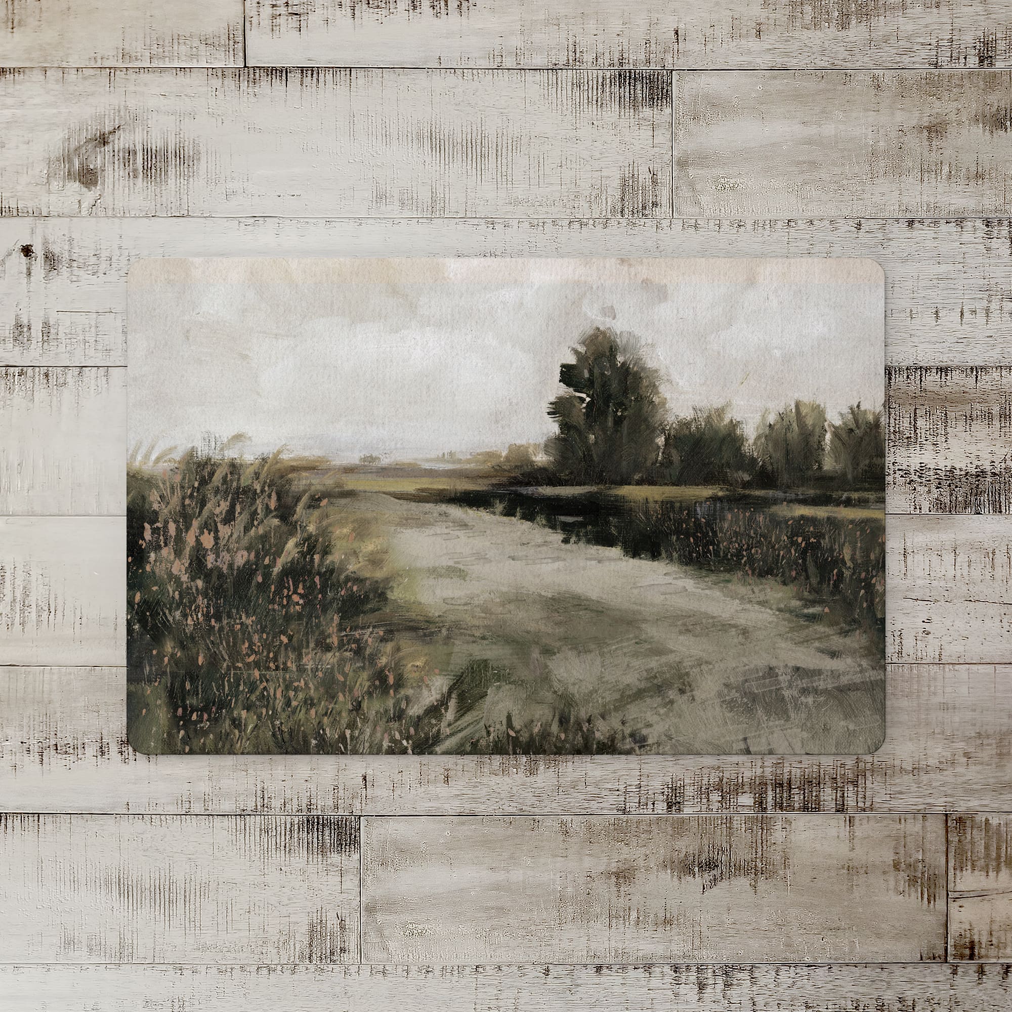 18" x 27" Antique Landscape Floor Mat