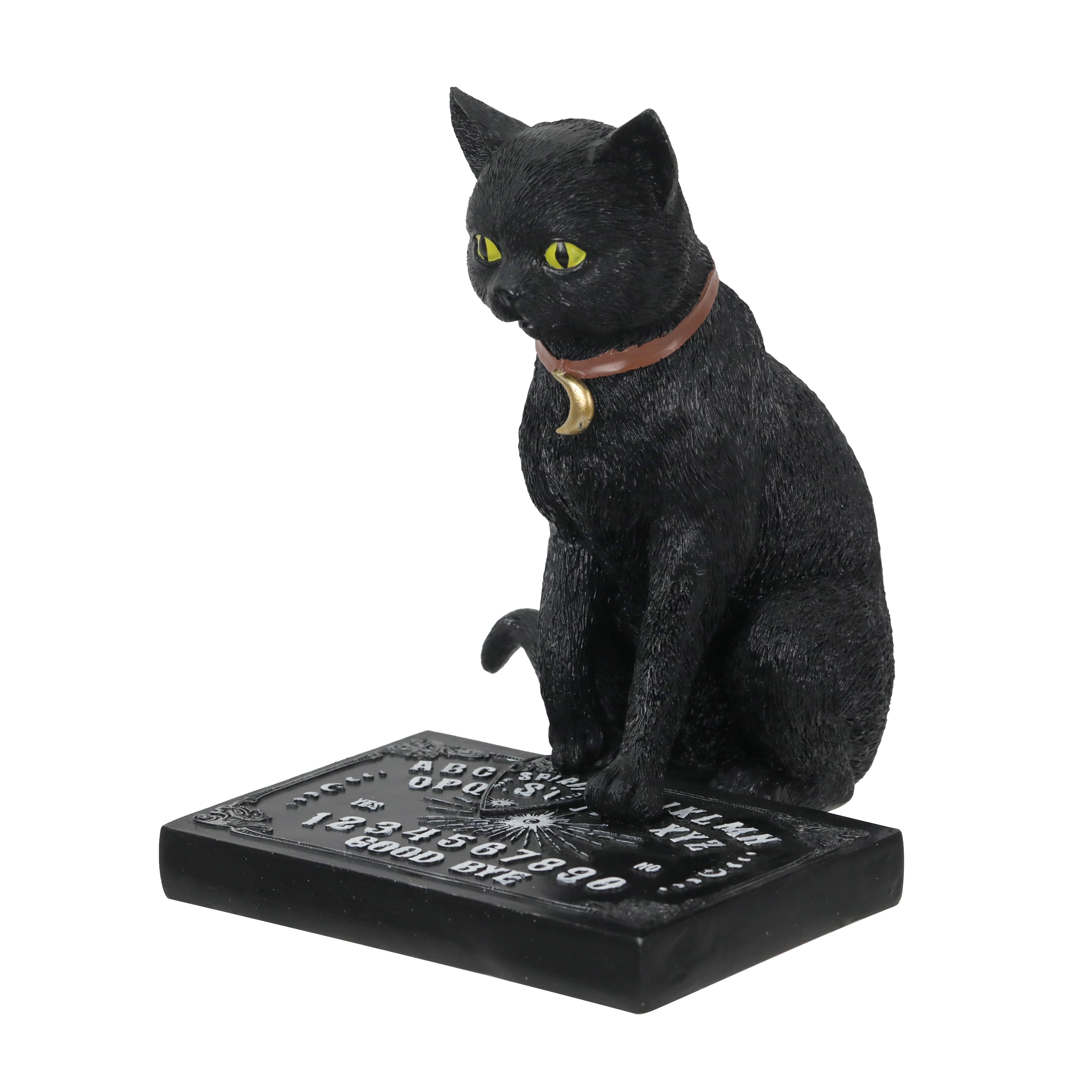 6.9&#x22; Black Cat with Ouija Board Decoration by Ashland&#xAE;