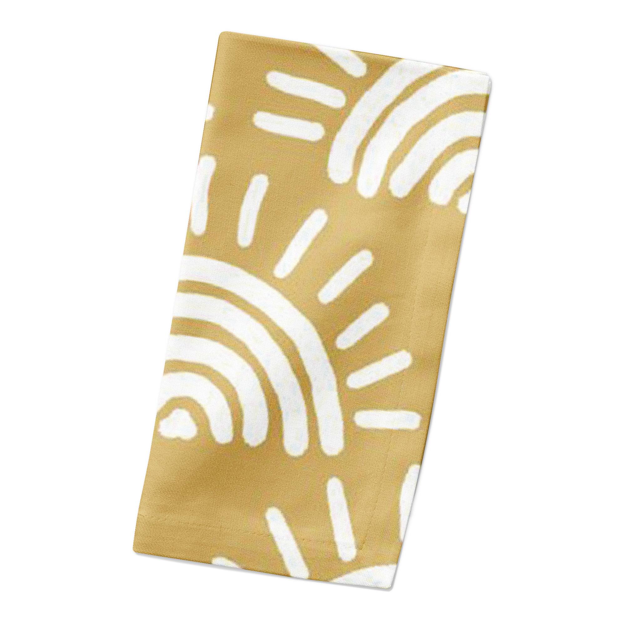 Sun Print Cotton Twill Napkin