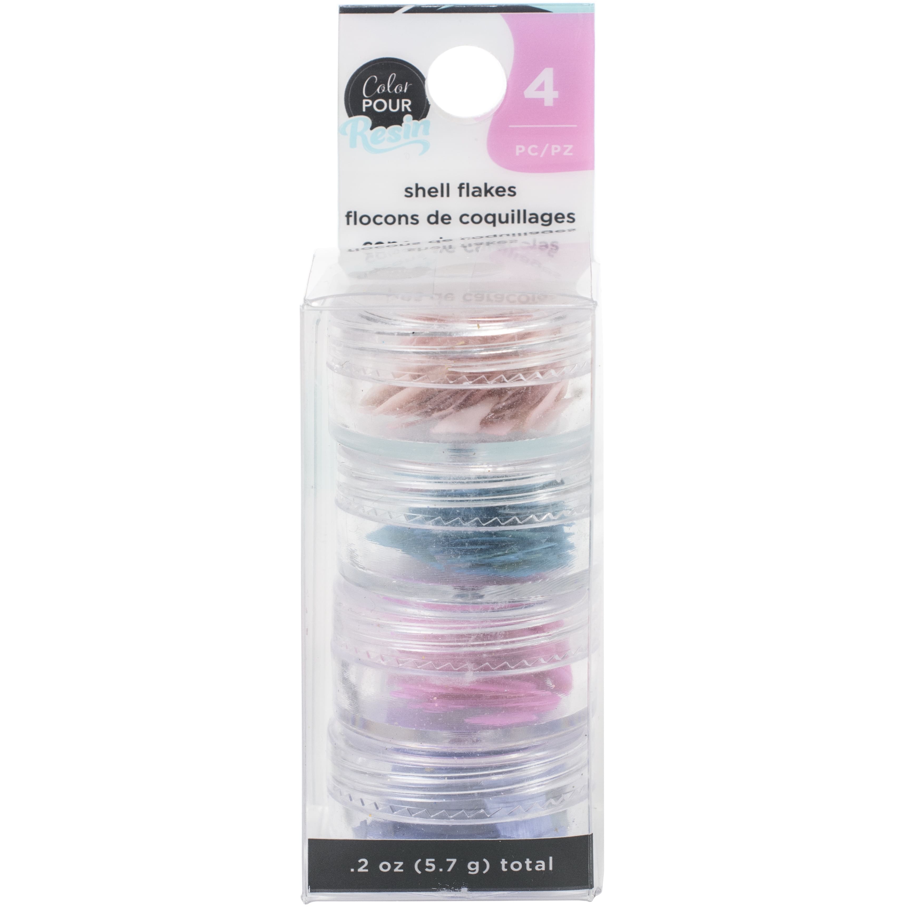 American Crafts&#x2122; Color Pour Resin Iridescent Shell Flakes Mix-Ins