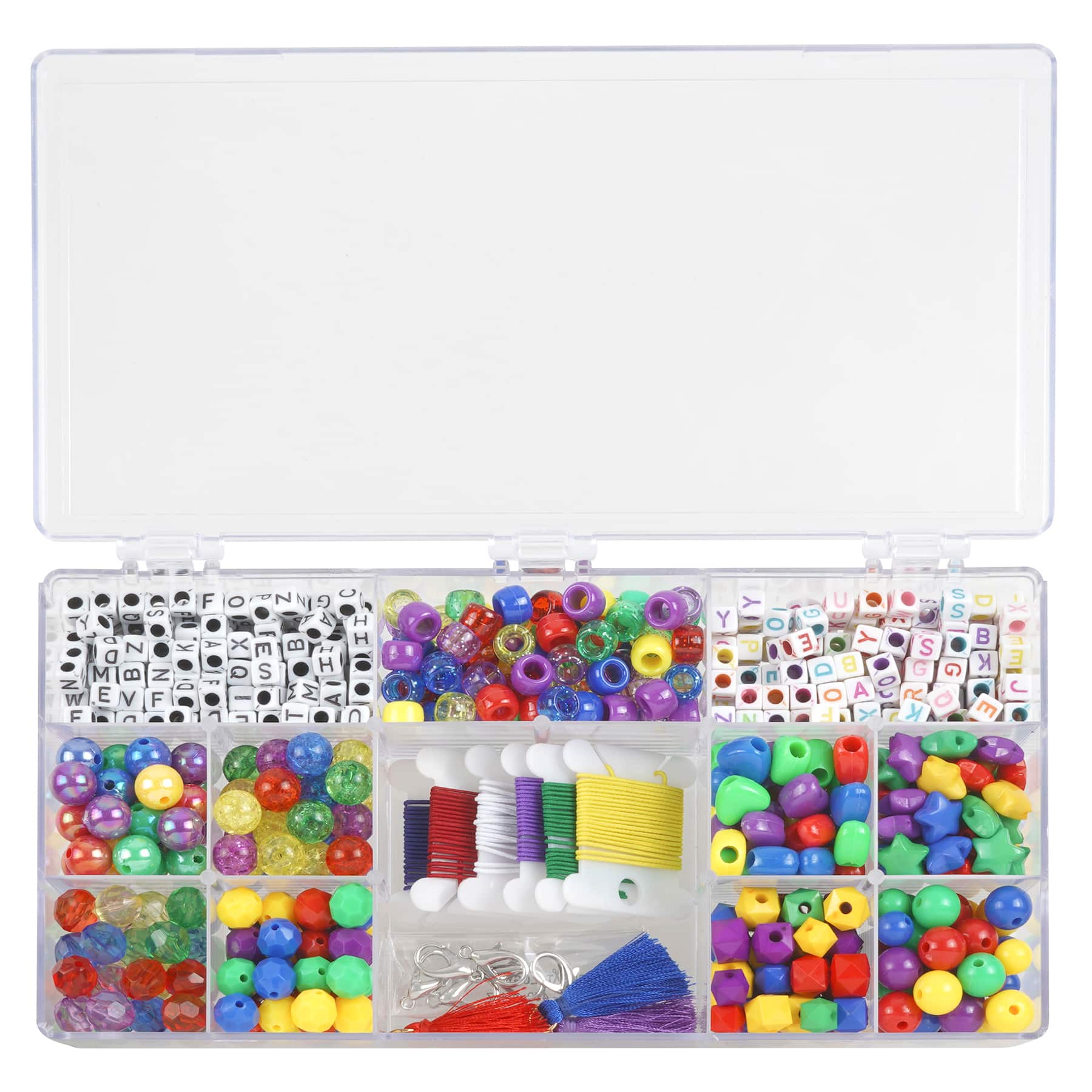 8 Pack: Friendship Bracelet Bead Box by Creatology™