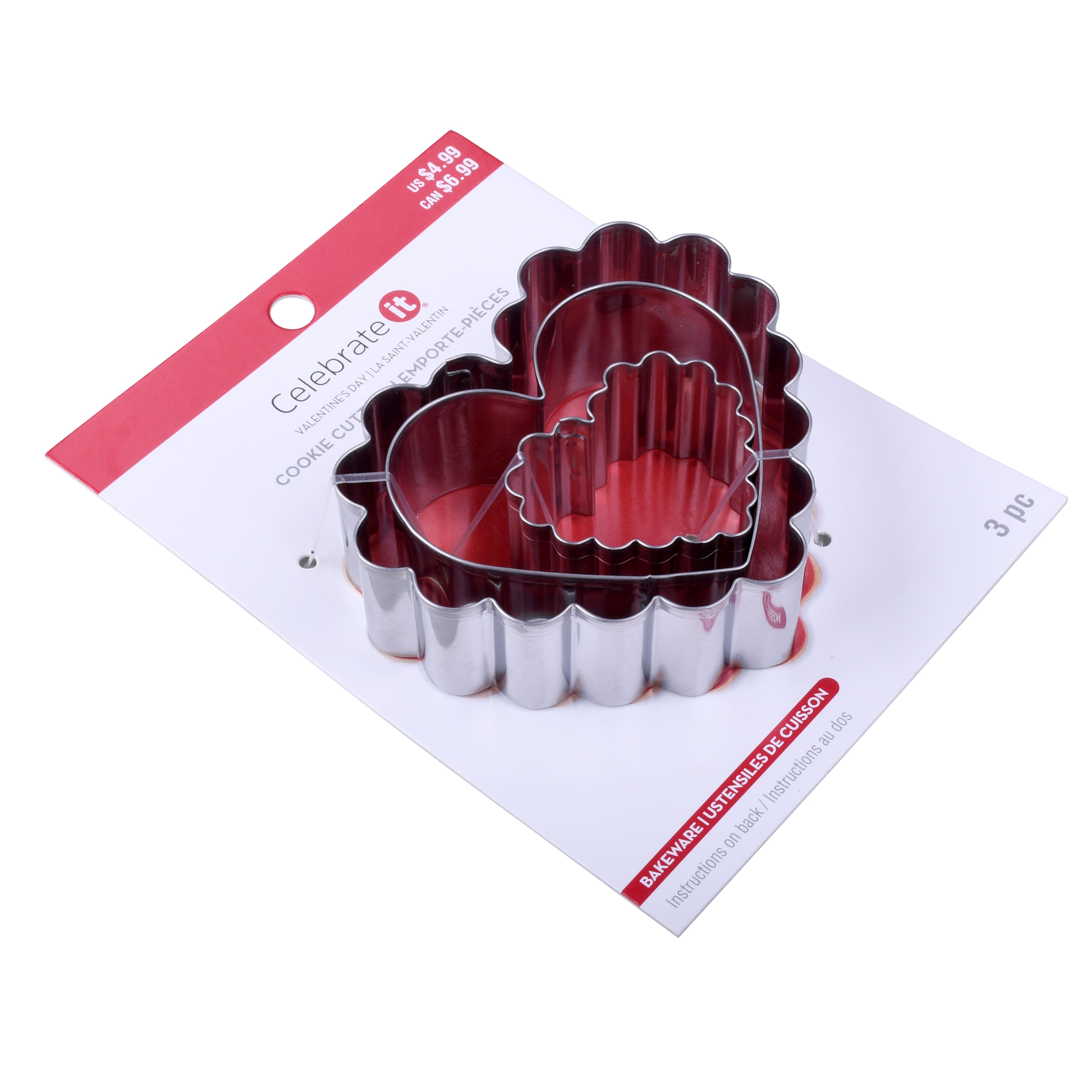 Valentine&#x27;s Day Nested Hearts Cookie Cutters by Celebrate It&#xAE;